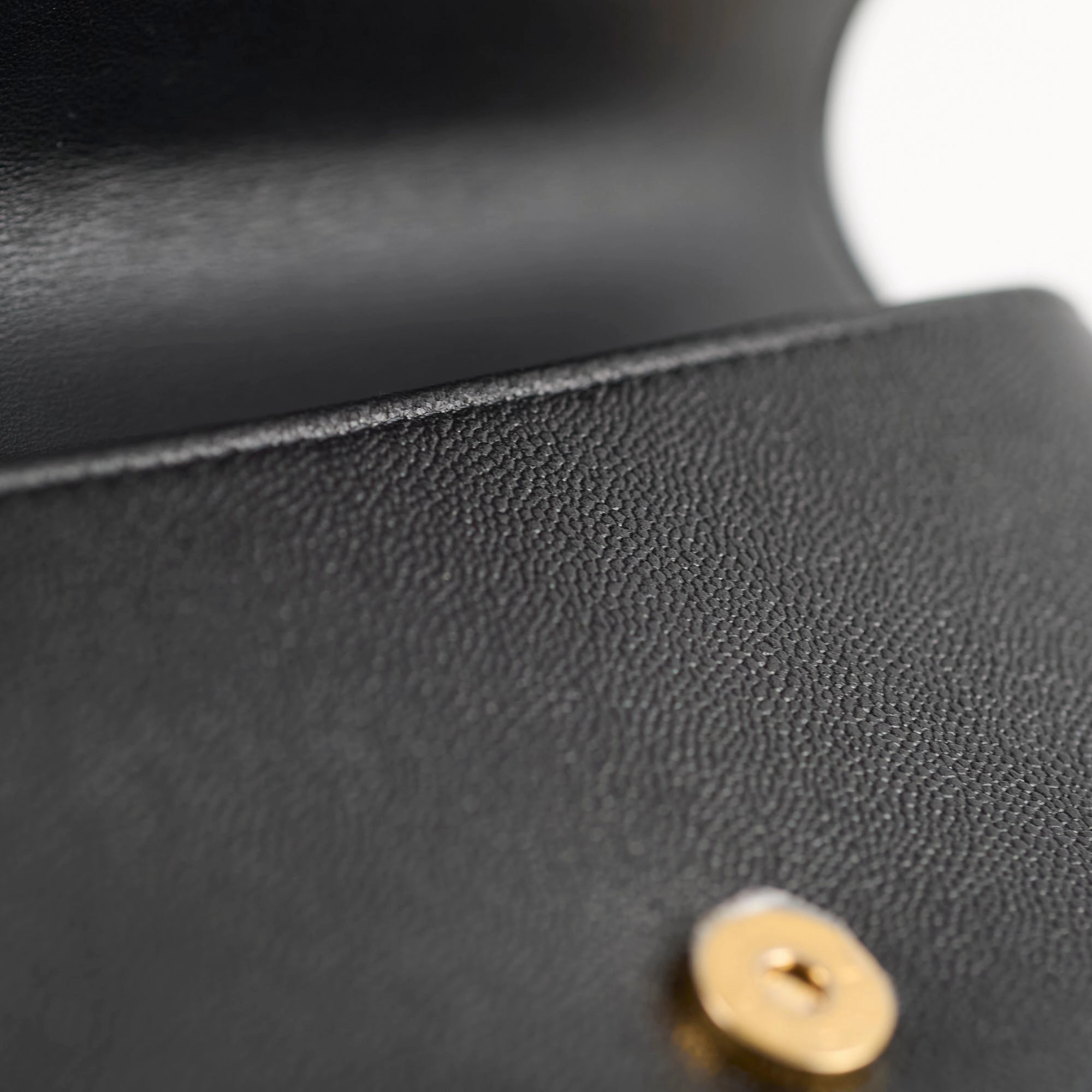 Chanel Boy Wallet On Chain WOC Caviar Black