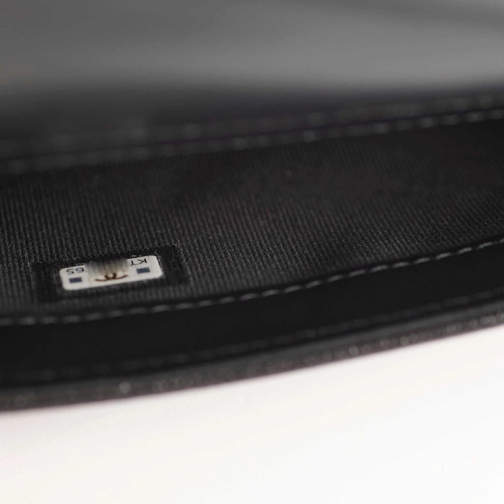 Chanel Boy Wallet On Chain WOC Caviar Black