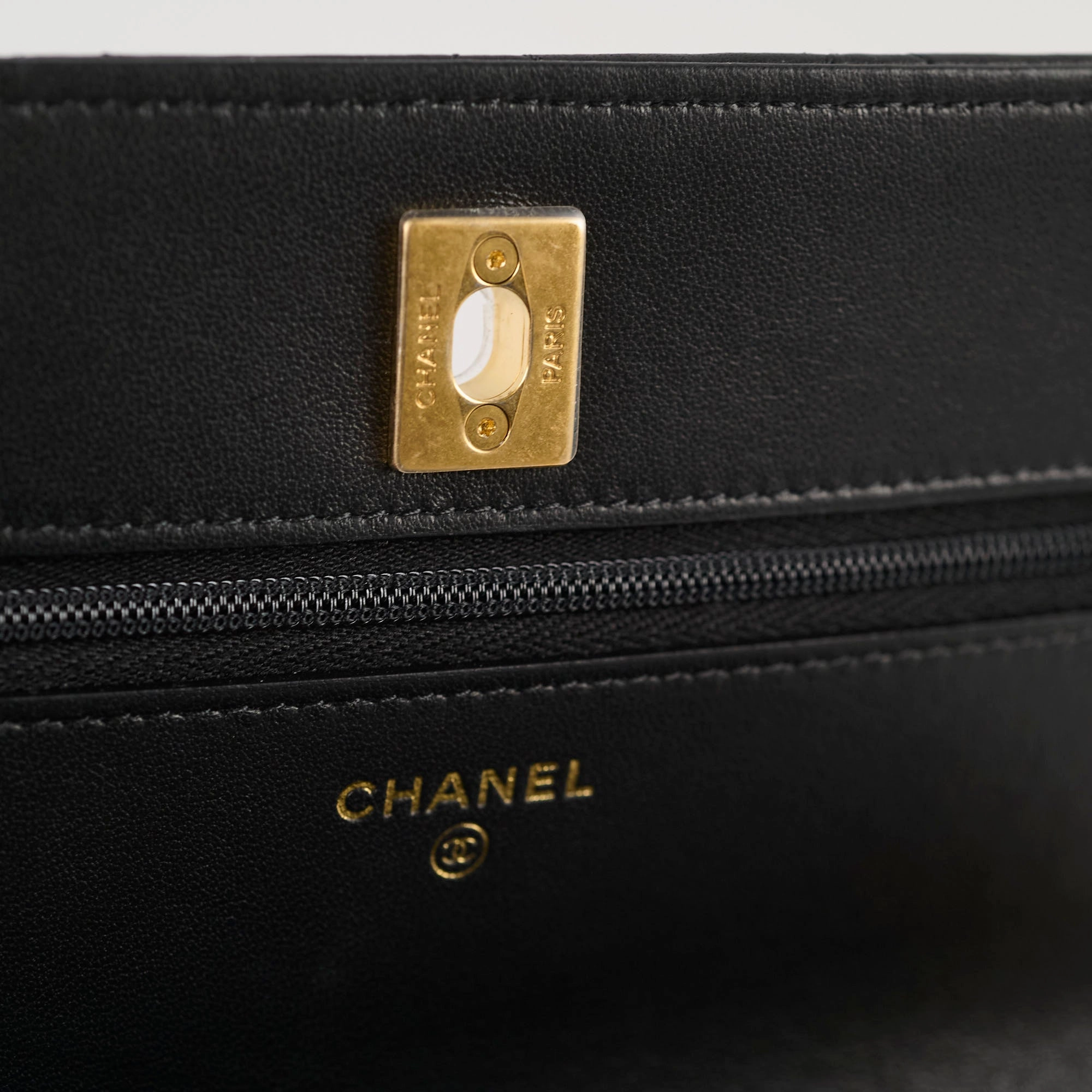 Chanel Camellia Adjusting Buckle with Gold CC Logo WOC