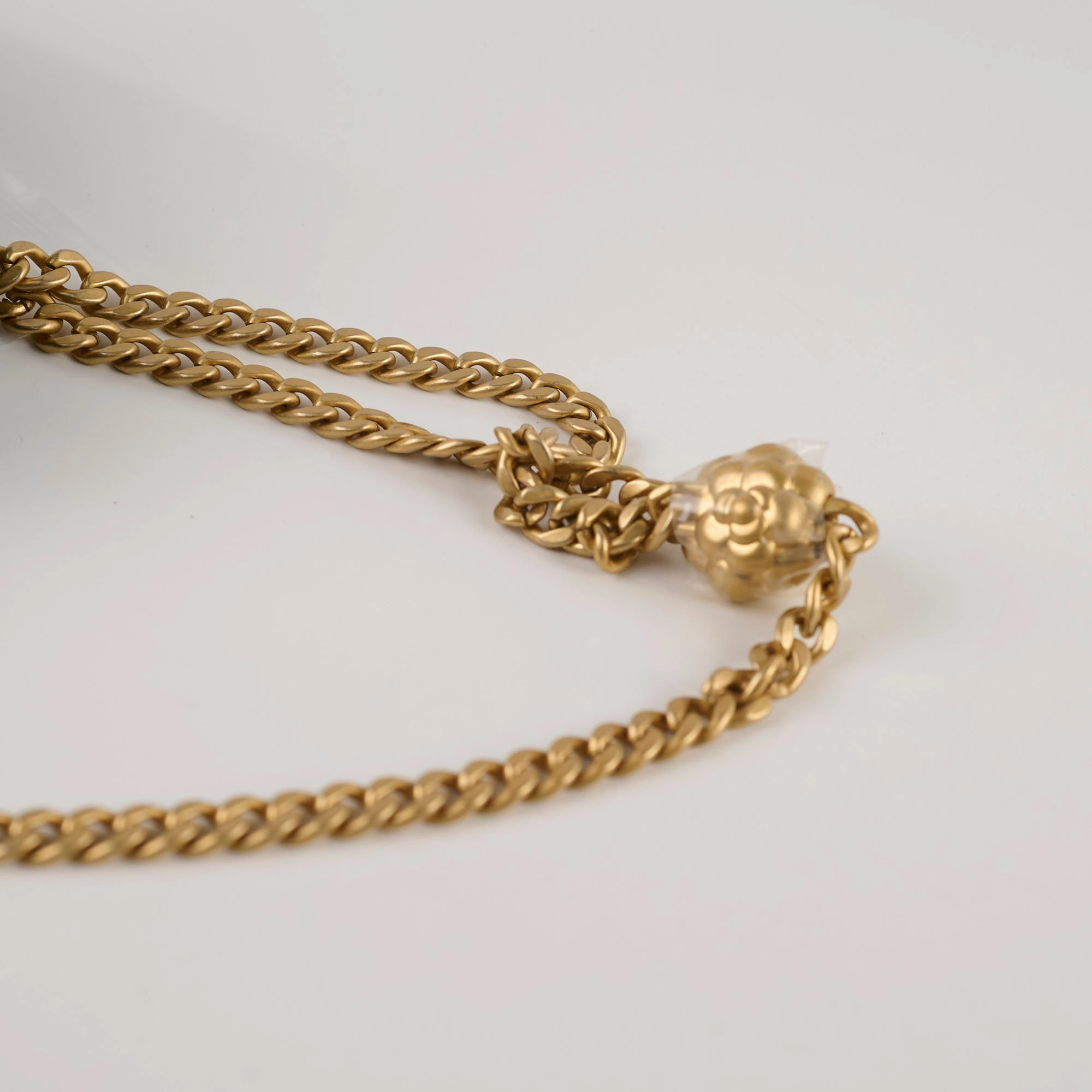 Chanel Camellia Adjusting Buckle with Gold CC Logo WOC