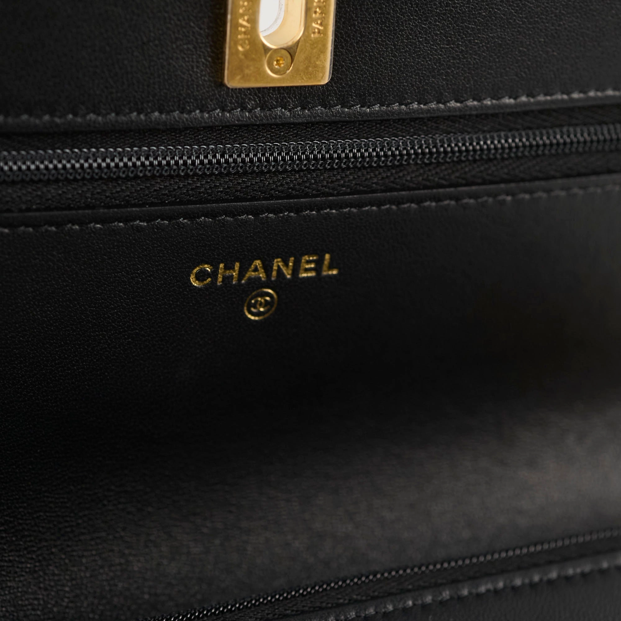 Chanel Camellia Adjusting Buckle with Gold CC Logo WOC