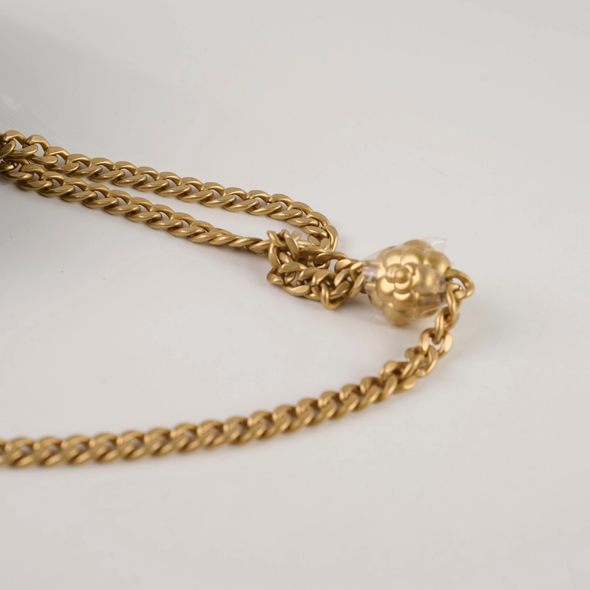 Chanel Camellia Adjusting Buckle with Gold CC Logo WOC