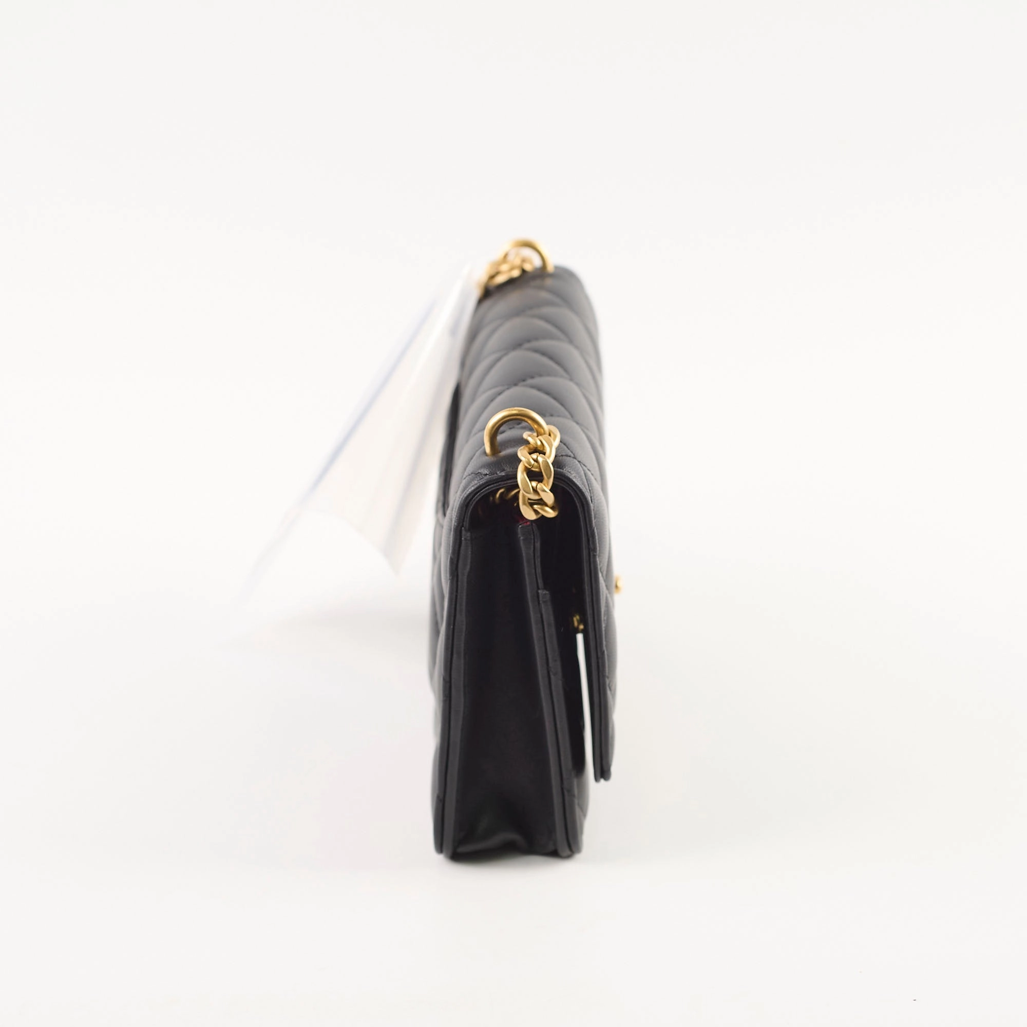 Chanel Camellia Adjusting Buckle with Gold CC Logo WOC