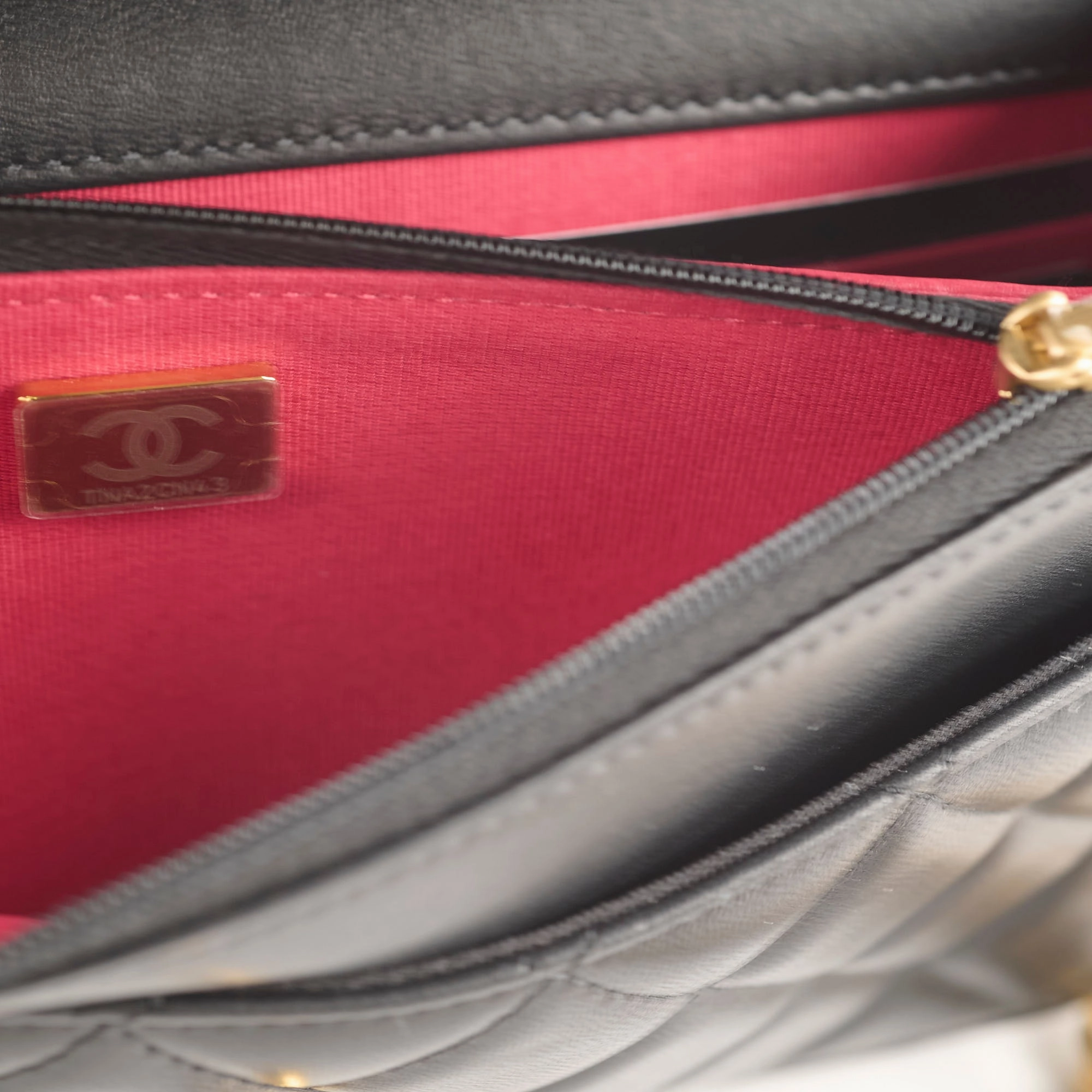 Chanel Camellia Adjusting Buckle with Gold CC Logo WOC