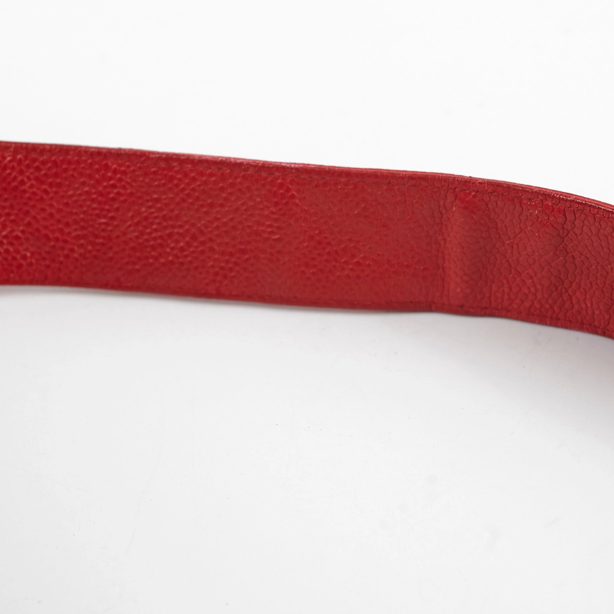 Chanel Camera Red Caviar Crossbody Bag - Series 2