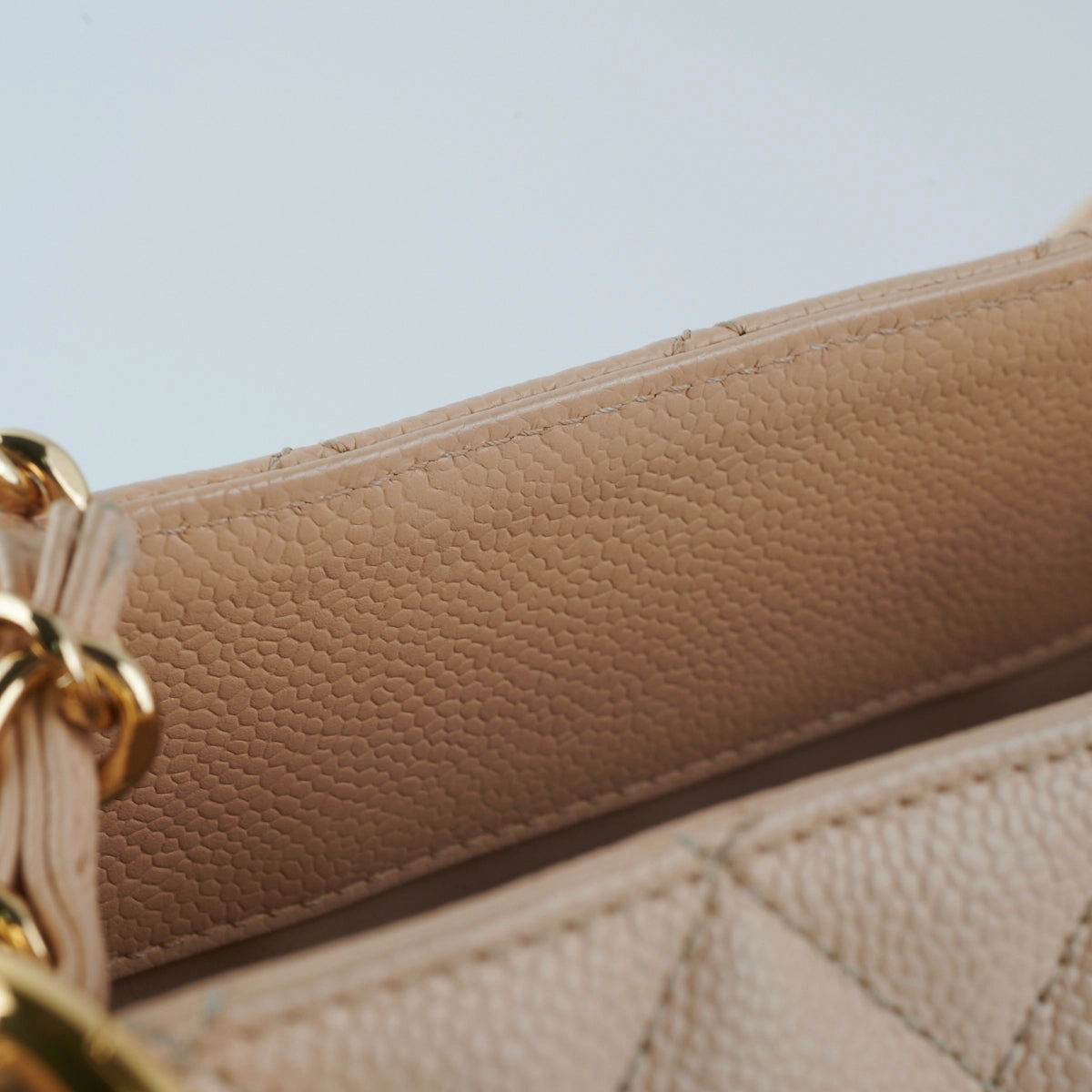 Chanel Caviar Grand Shopping Tote GST Beige