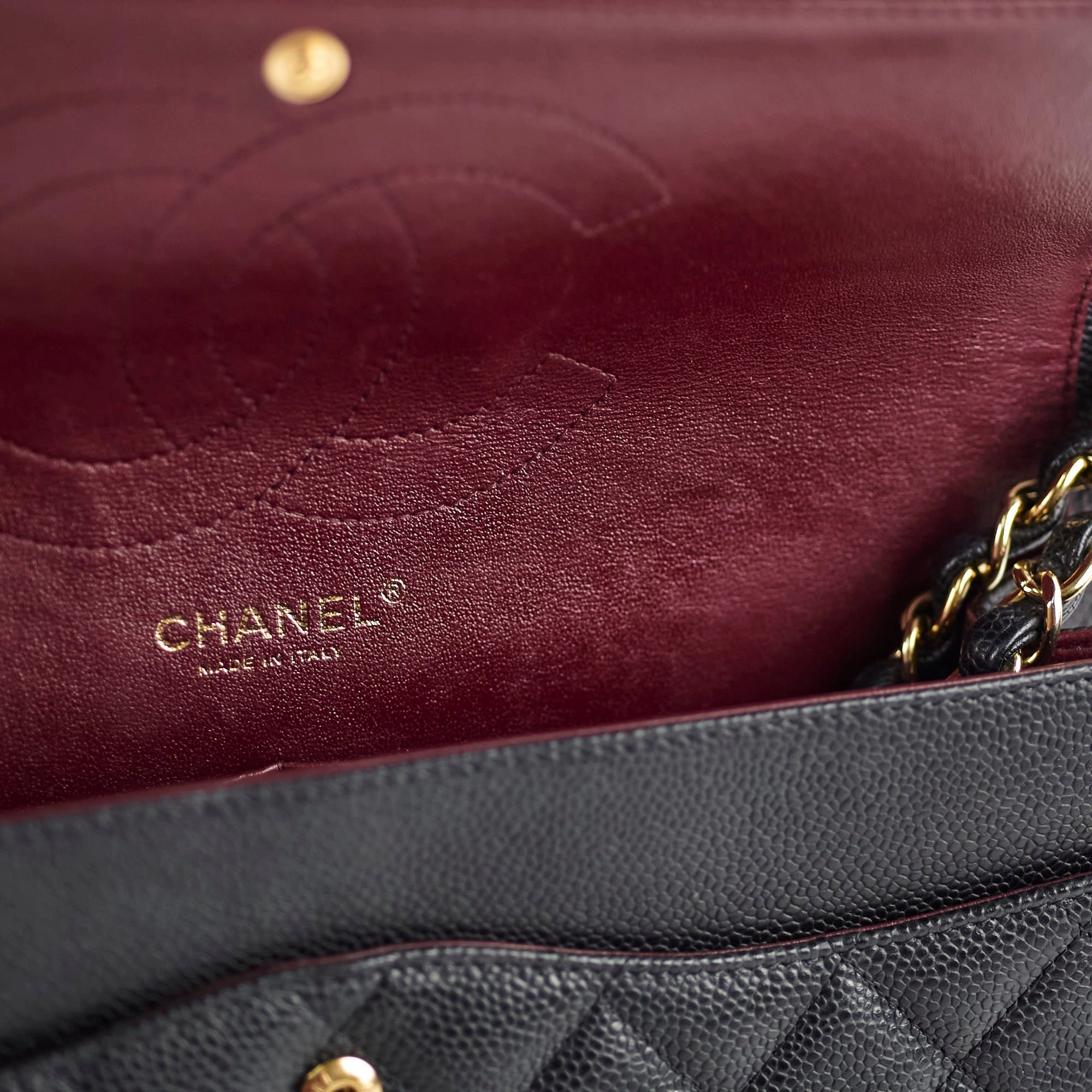 Chanel Caviar Jumbo Double Classic Flap Black
