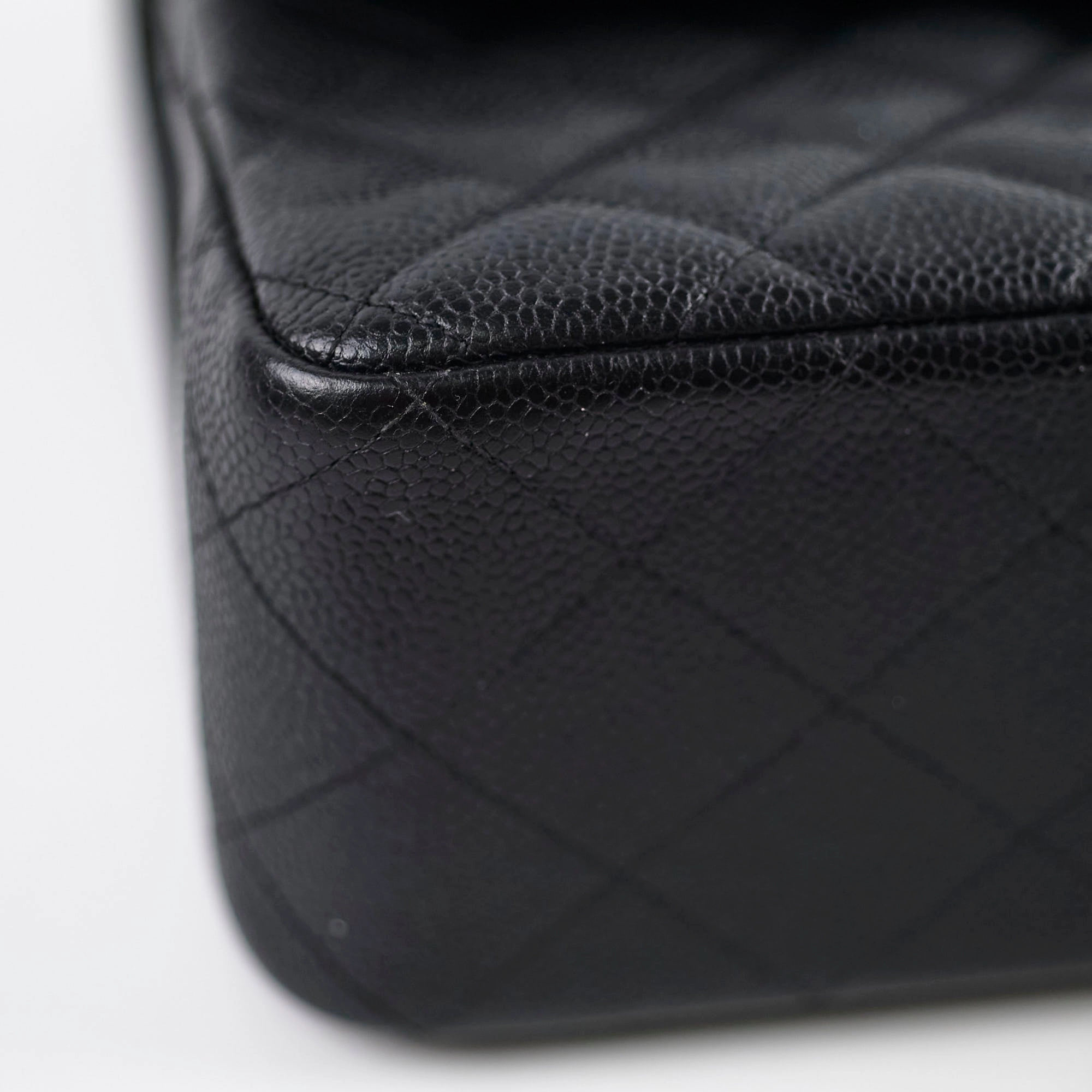 Chanel Caviar Jumbo Double Classic Flap Black