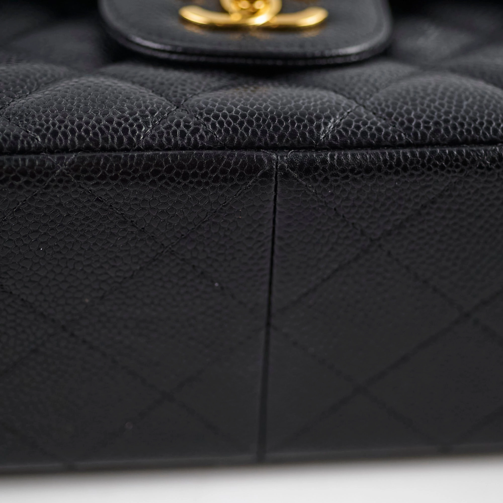 Chanel Caviar Jumbo Double Classic Flap Black
