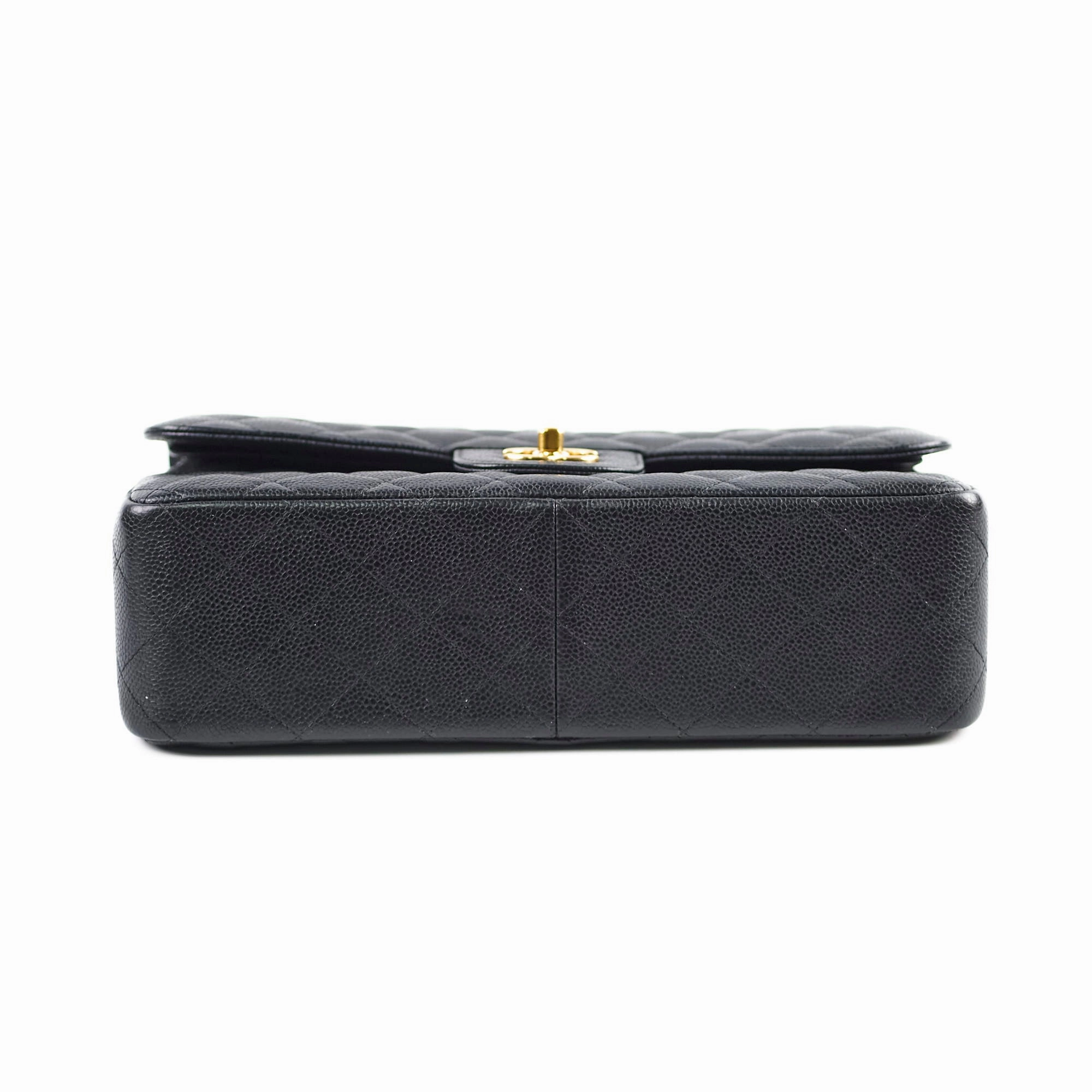 Chanel Caviar Jumbo Double Classic Flap Black