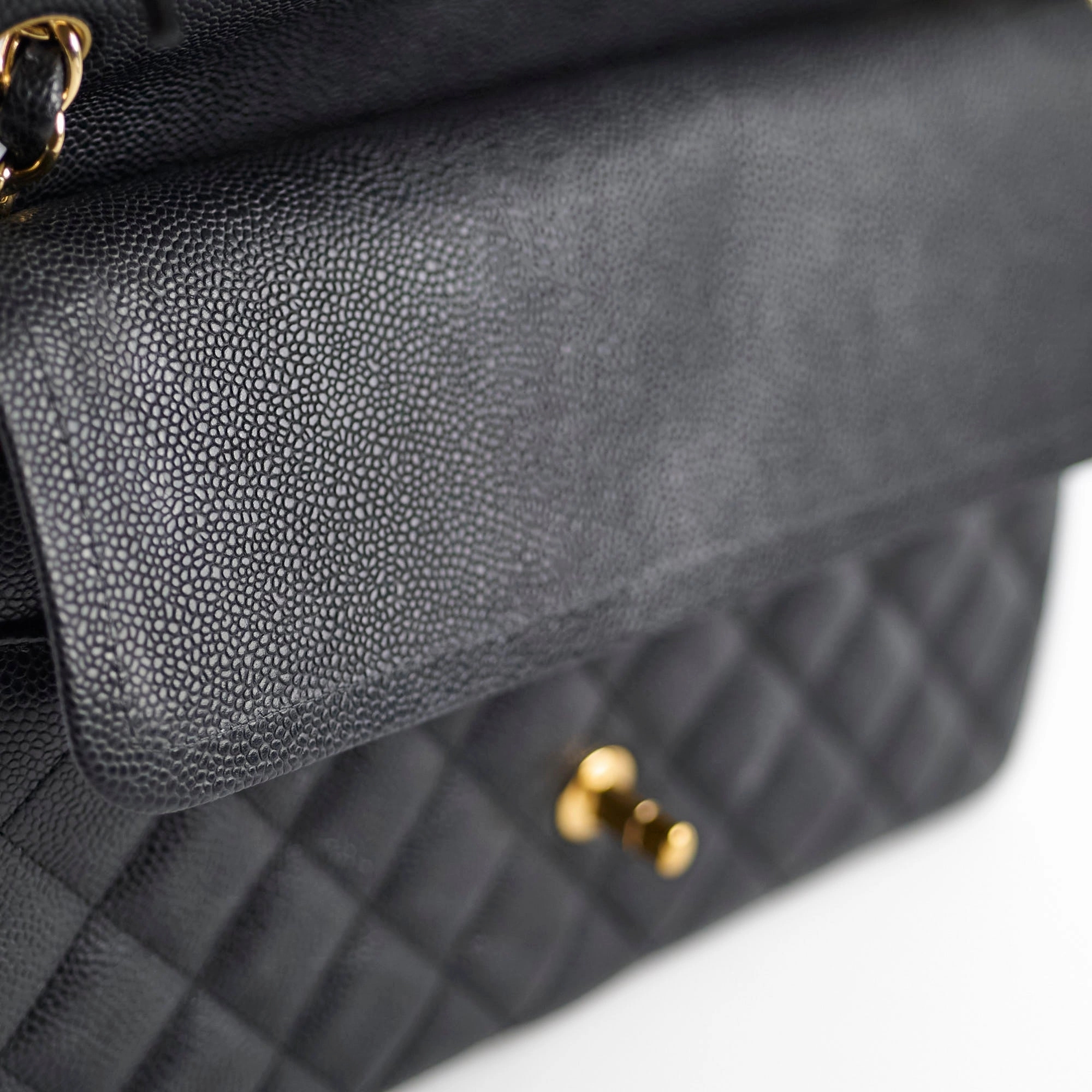 Chanel Caviar Jumbo Double Classic Flap Black