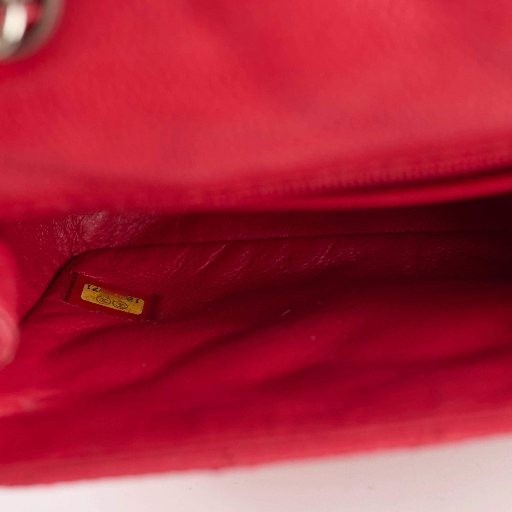 Chanel Caviar Mini Square Red