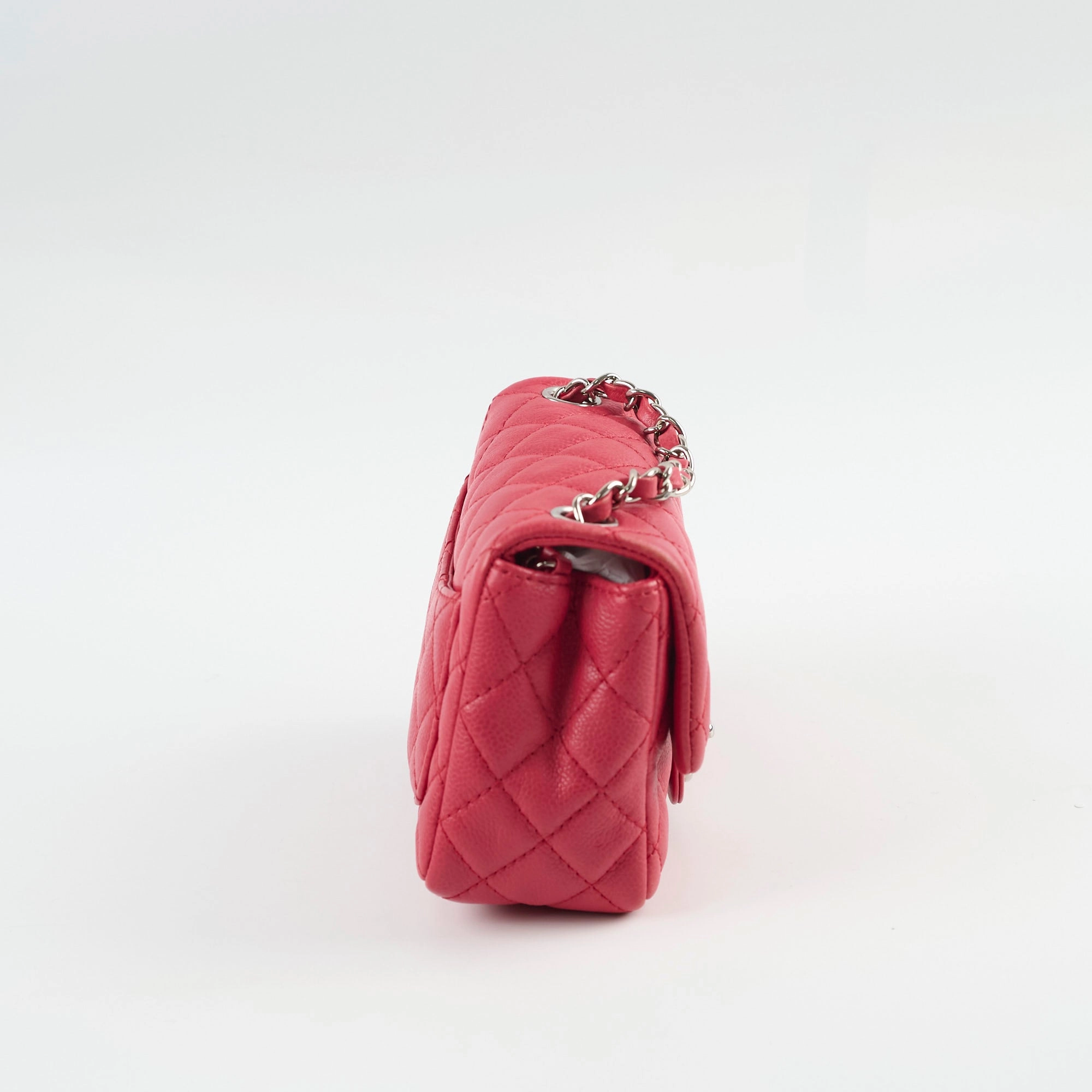 Chanel Caviar Mini Square Red