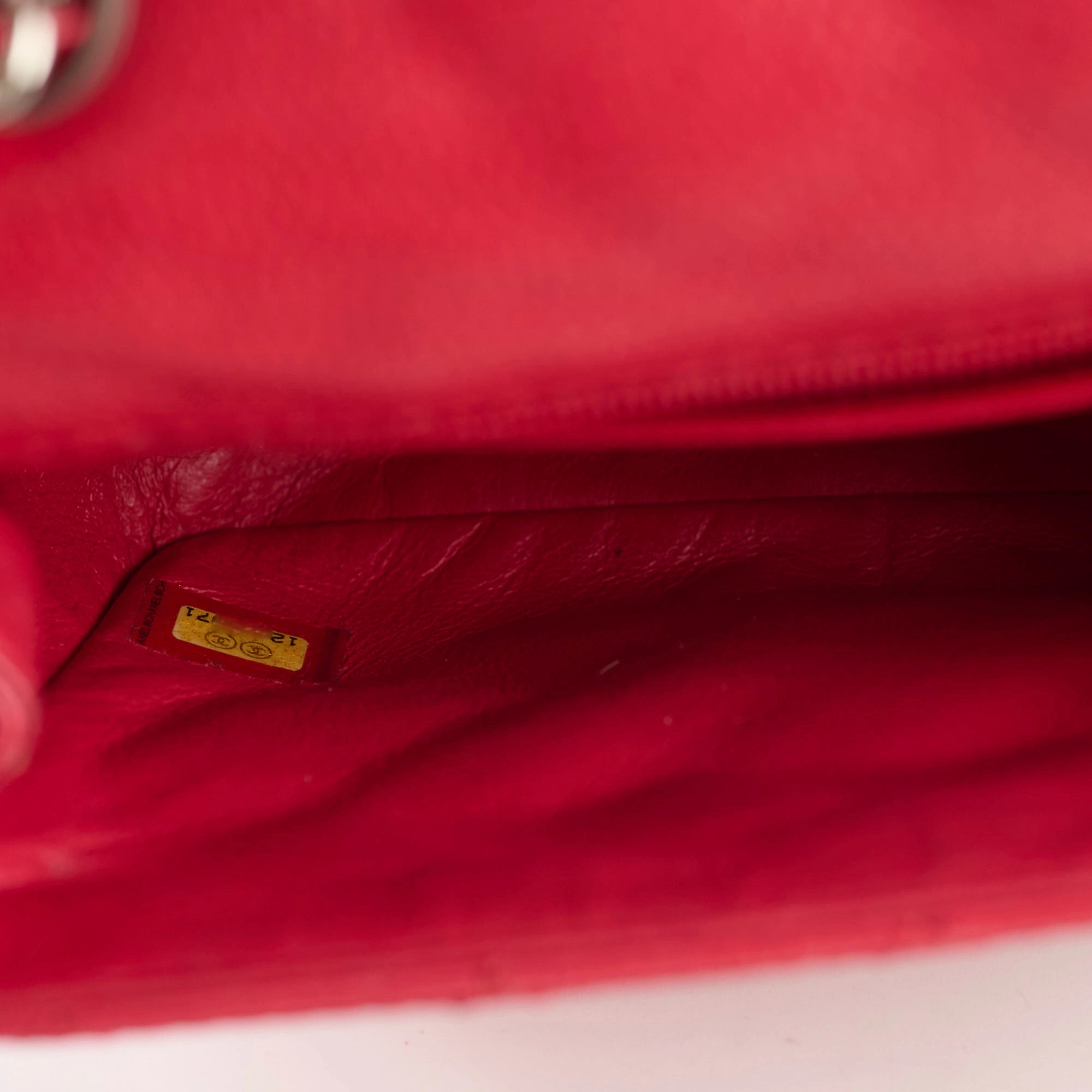 Chanel Caviar Mini Square Red