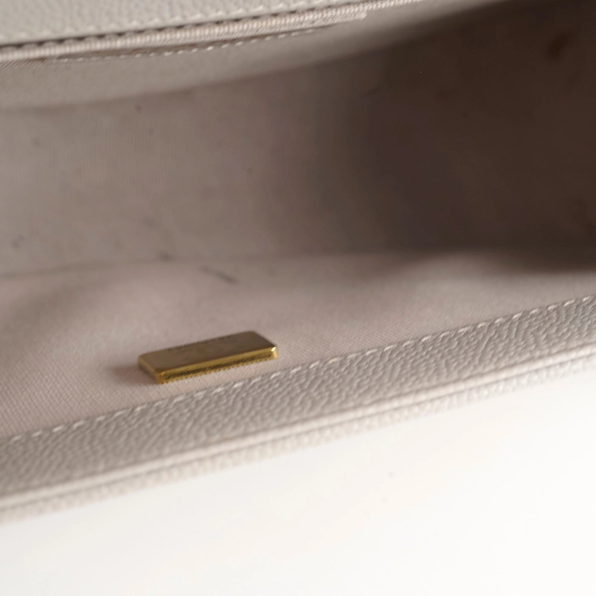 Chanel Caviar Old Medium Grey Series Microchip