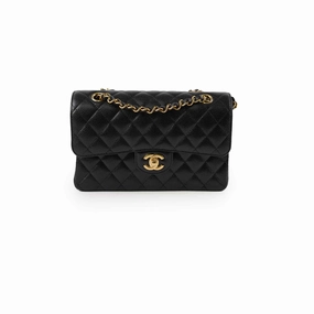 Chanel Caviar Small Classic Flap GHW Microchip