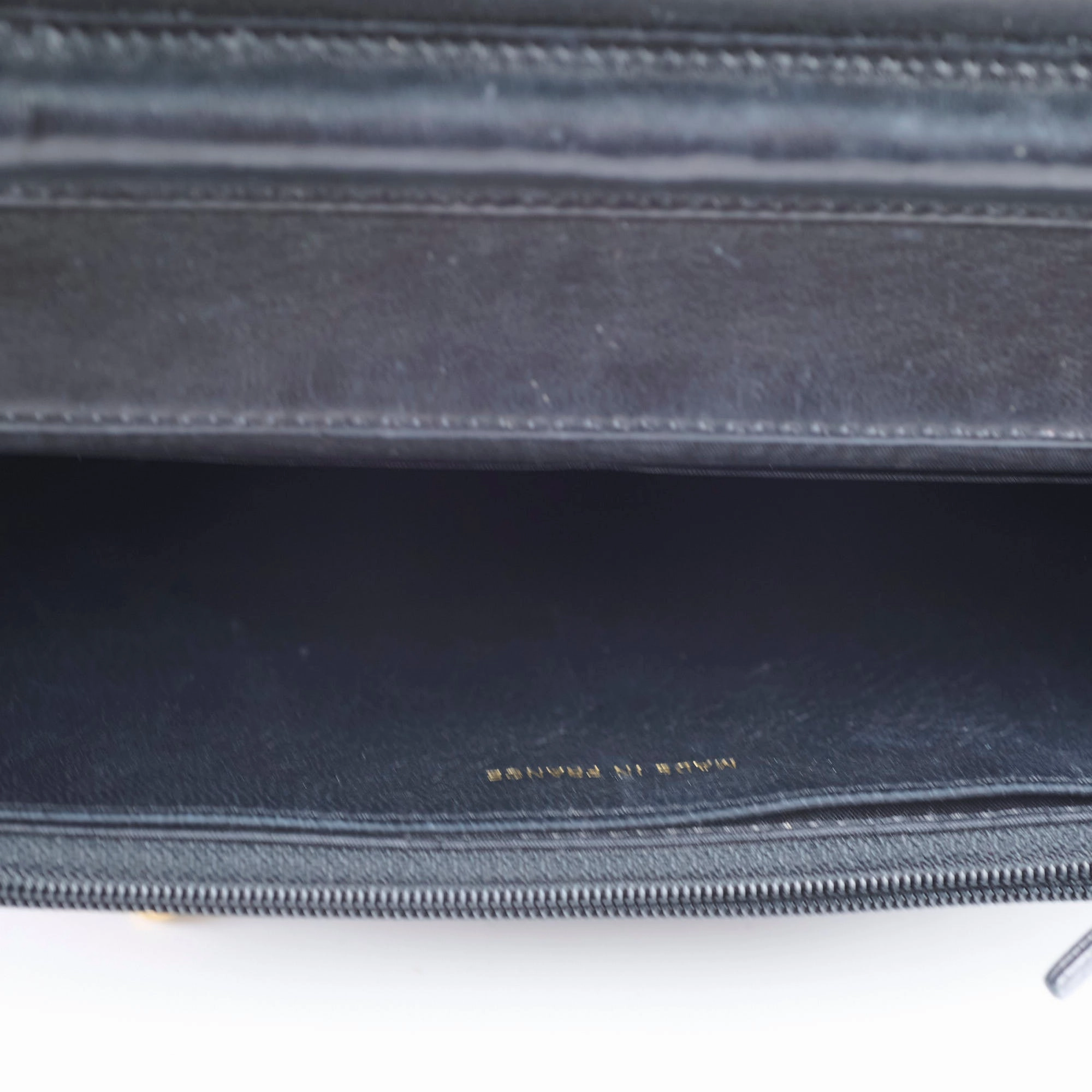 Chanel CC Logo Wallet On Chain WOC Black