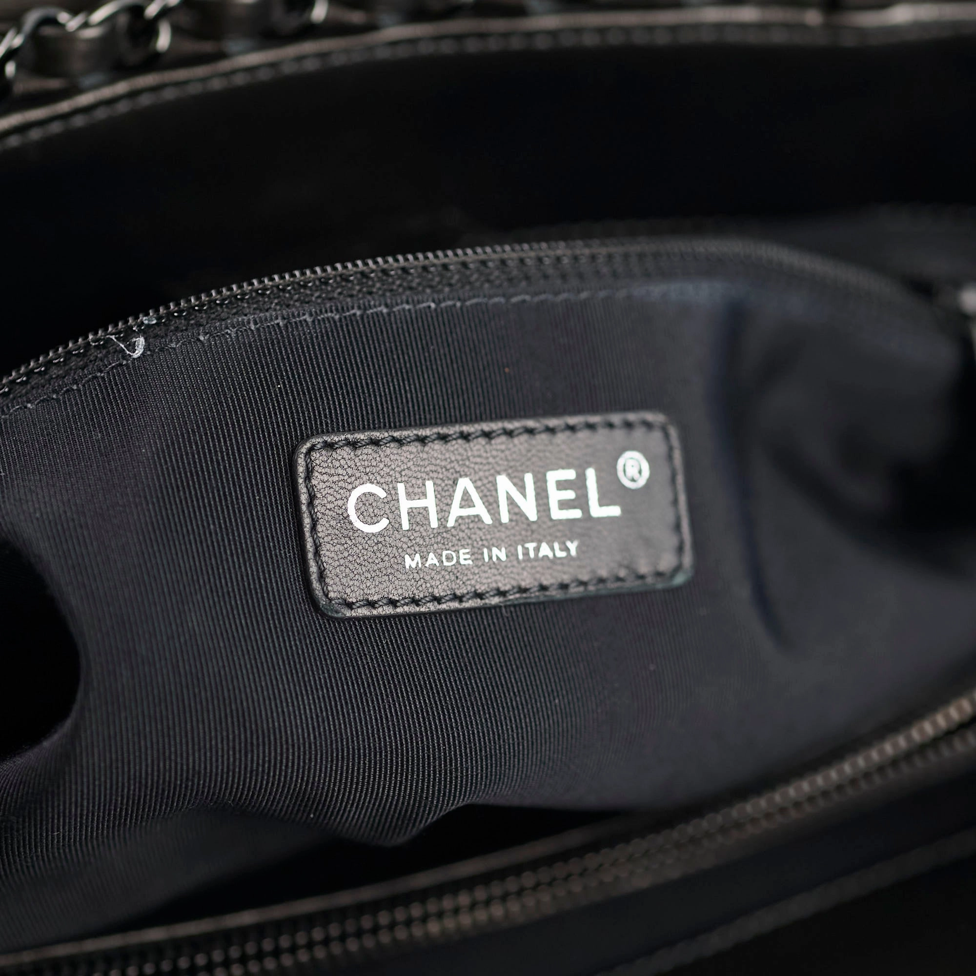 Chanel Chain Me Tote Bag Dark Grey