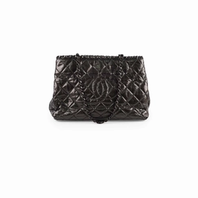 Chanel Chain Me Tote Bag Dark Grey