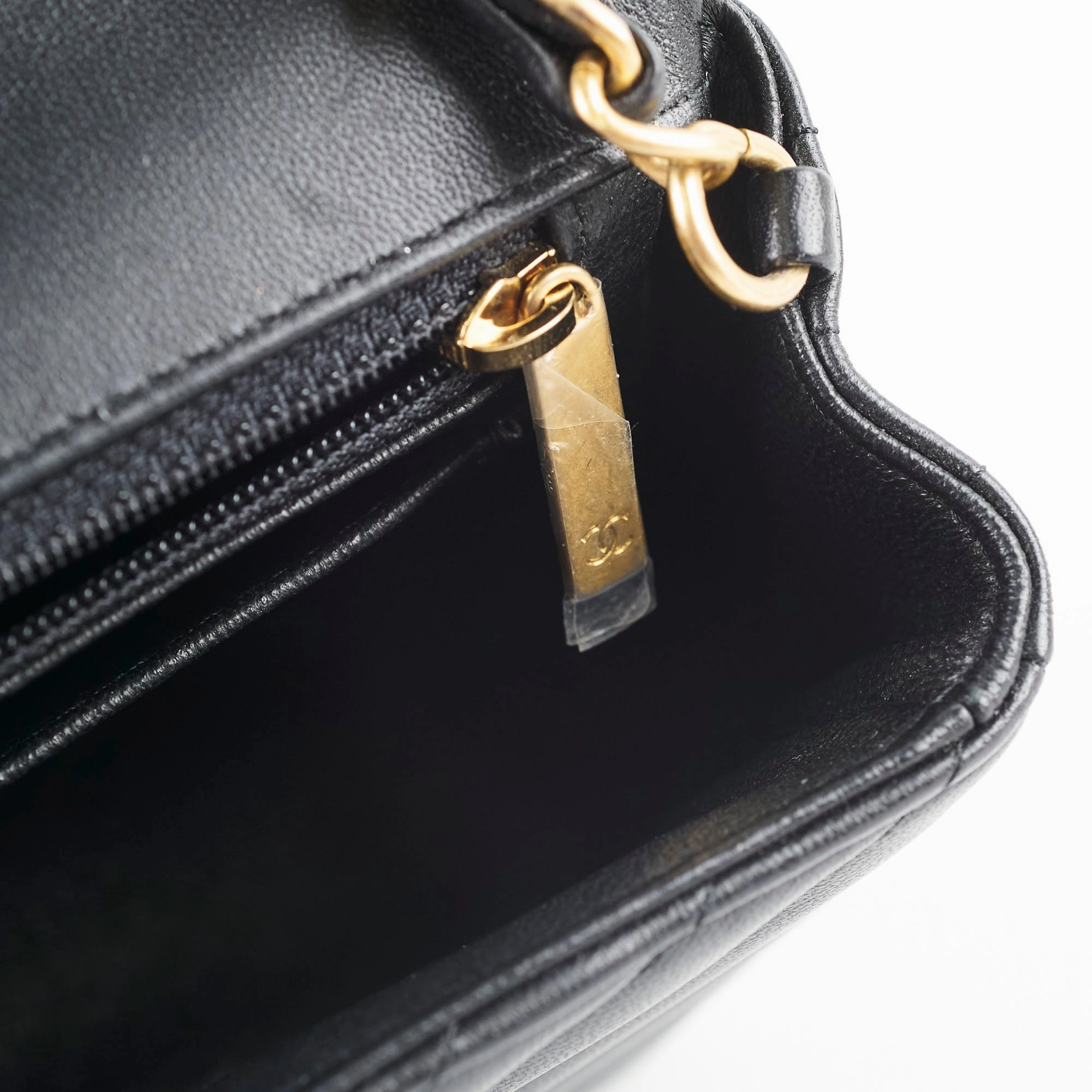 Chanel Chevron Mini Retangular Black
