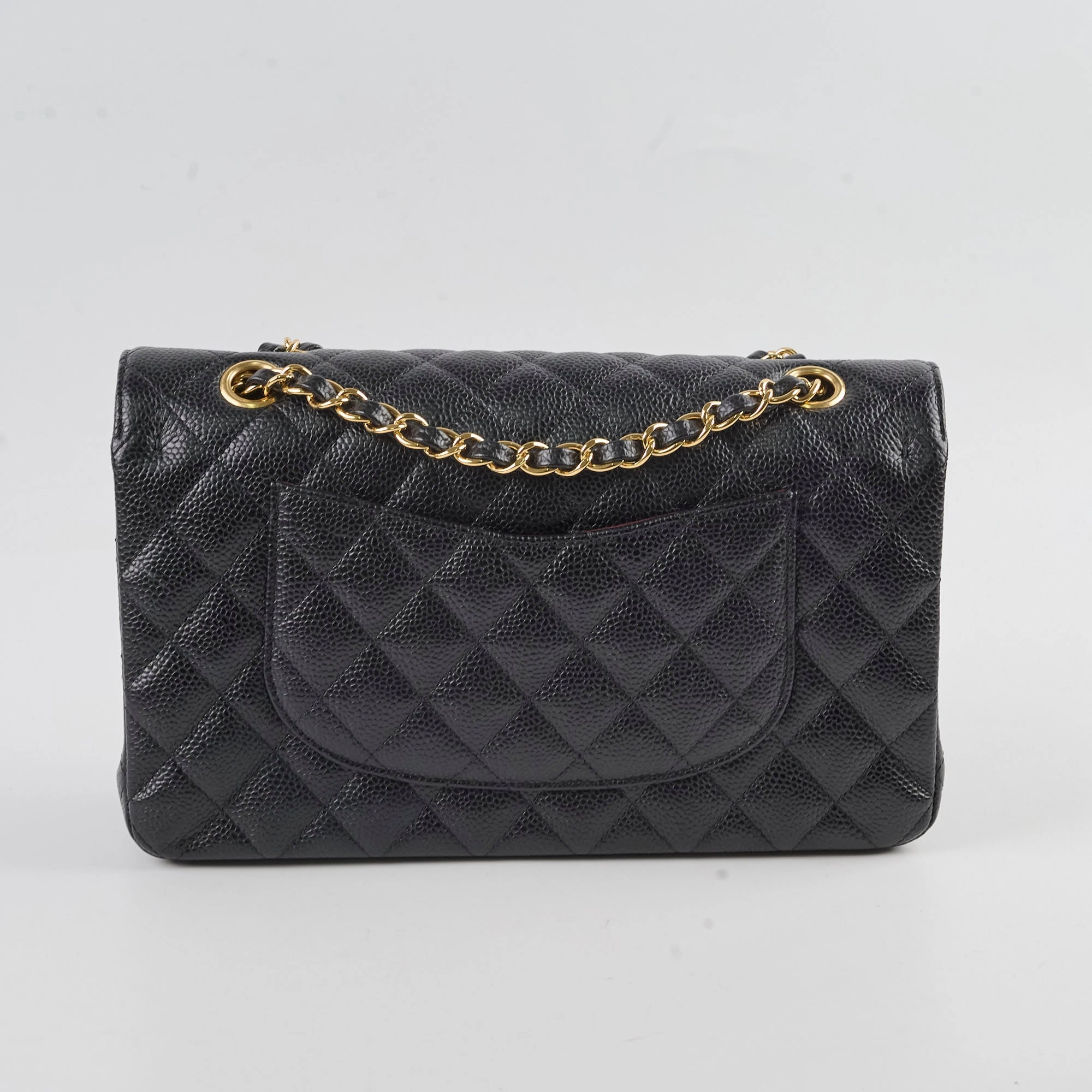 Chanel Classic Caviar Medium M/L Flap Black 24 Series