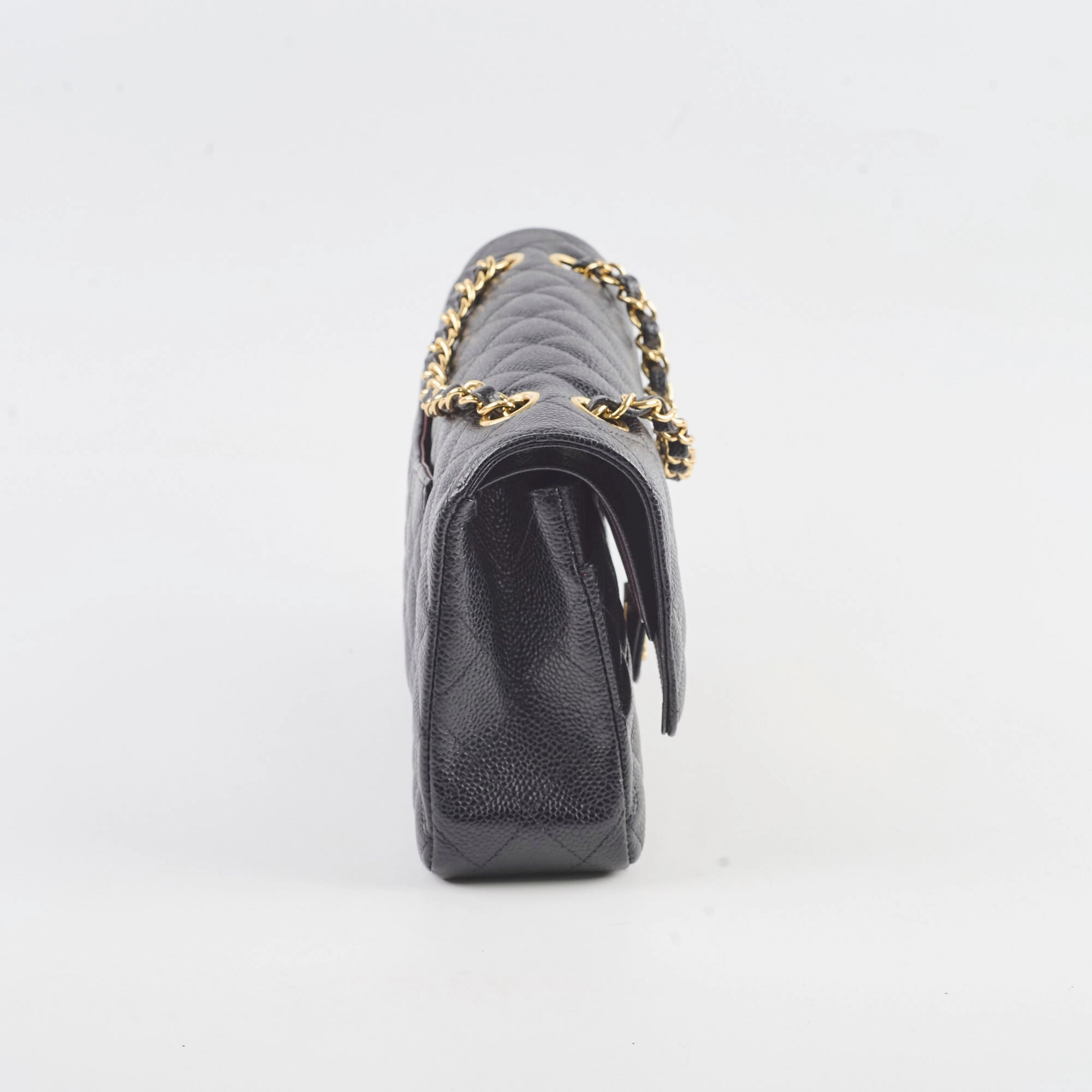 Chanel Classic Caviar Medium M/L Flap Black 24 Series