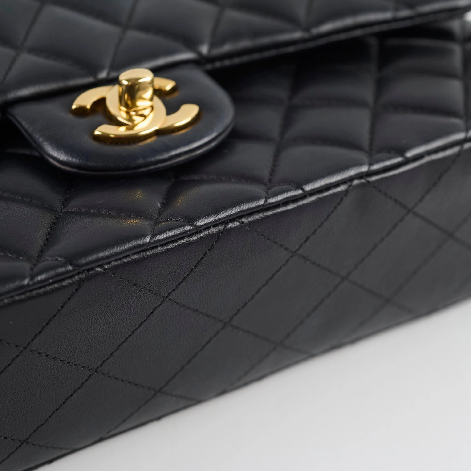 Chanel Classic Double Flap Lambskin Black Series 23