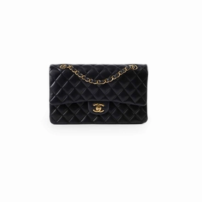 Chanel Classic Double Flap Lambskin Black Series 23