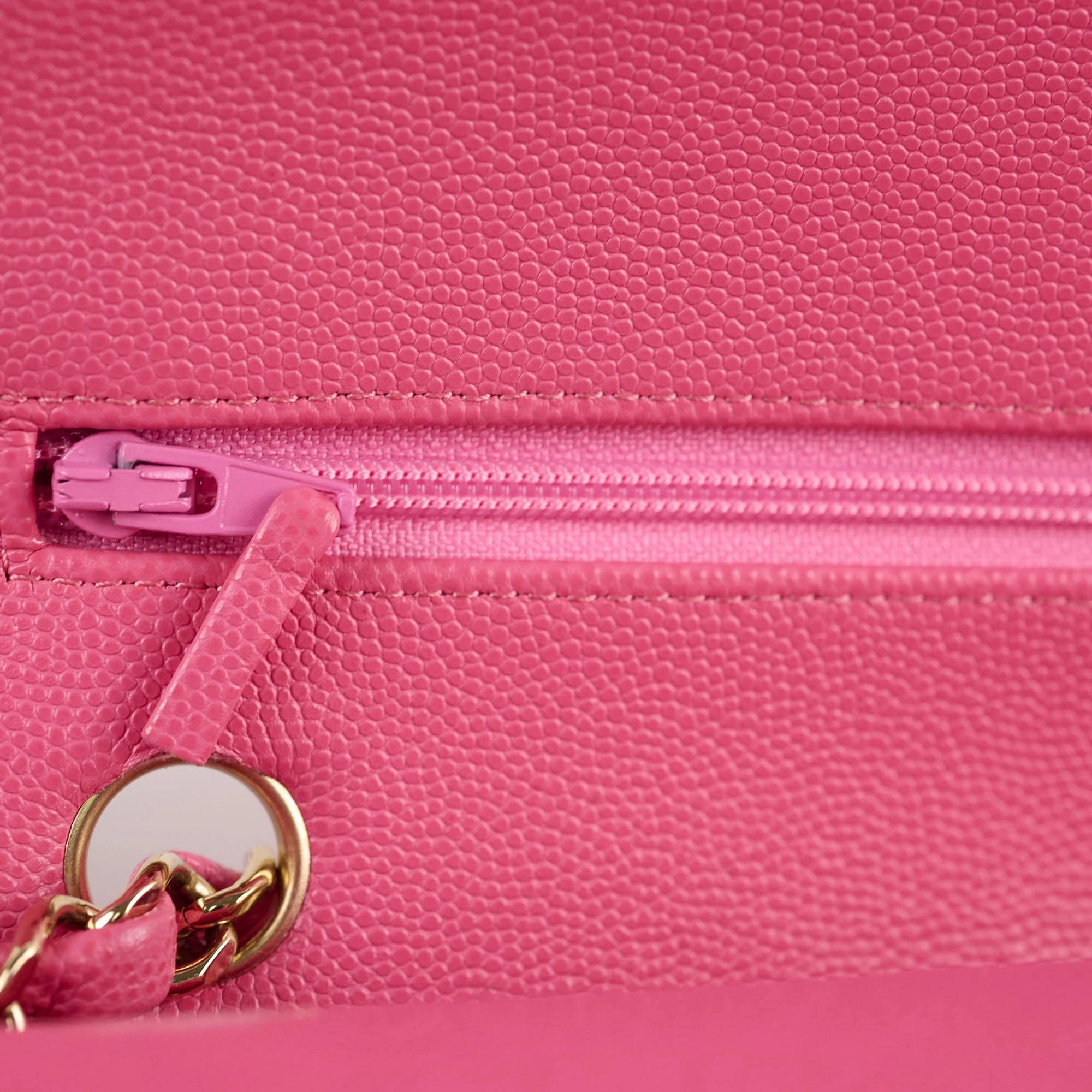 Chanel Classic Double Flap Medium Pink Caviar