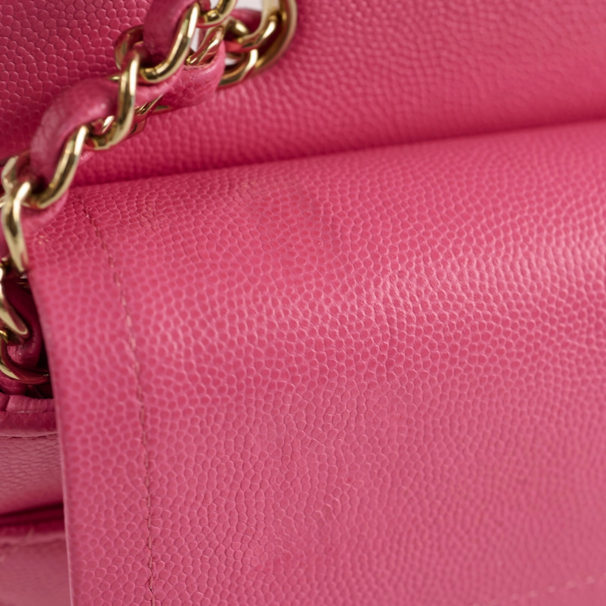 Chanel Classic Double Flap Medium Pink Caviar