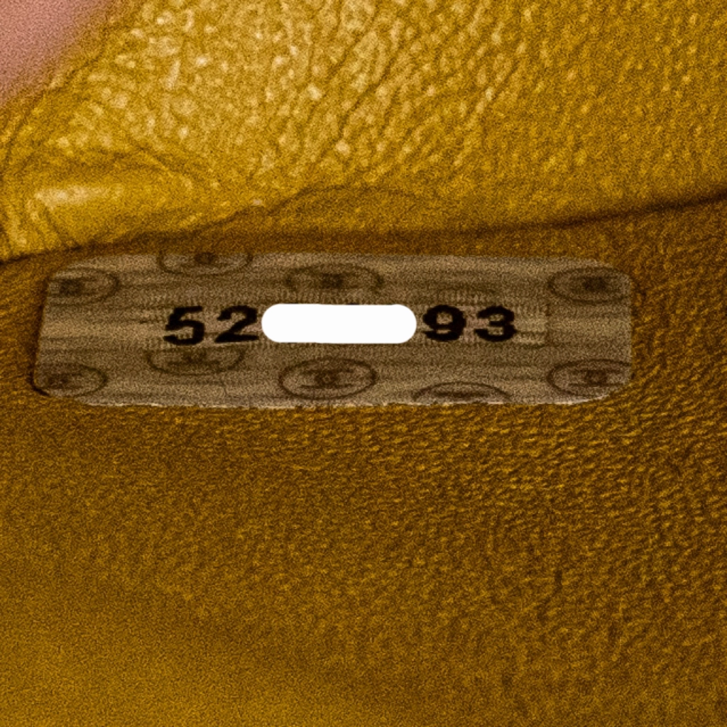 Chanel Classic Flap M/L Yellow Lambskin Bag