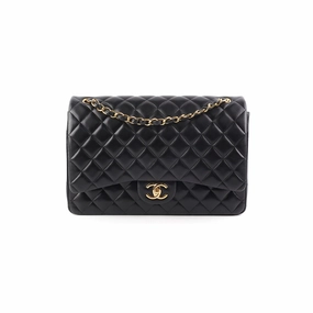 Chanel Classic Flap Maxi Black Lambskin