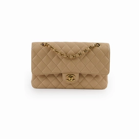 Chanel Classic Flap Medium/Large M/L Caviar Beige