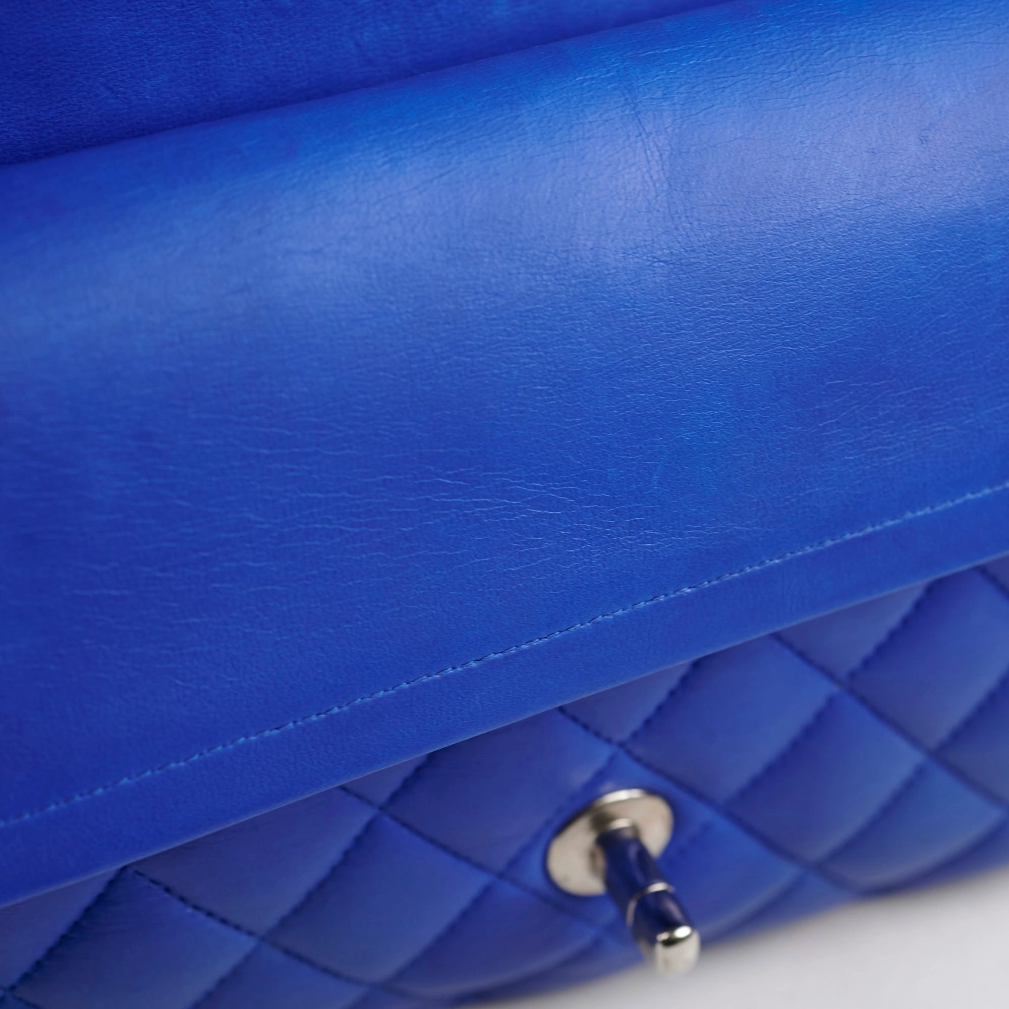 Chanel Classic Flap Medium/Large M/L Lambskin Dark Blue - Series 13