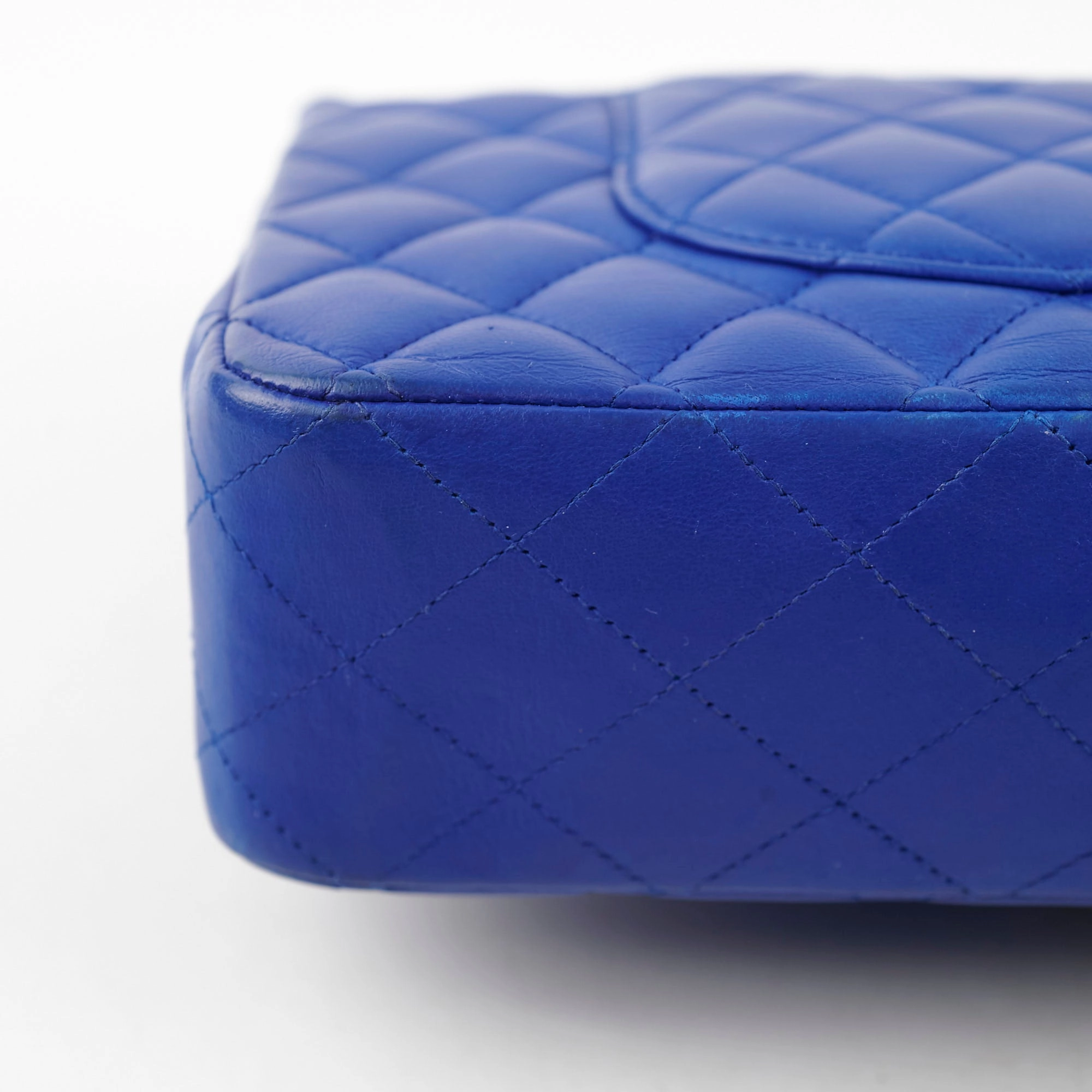 Chanel Classic Flap Medium/Large M/L Lambskin Dark Blue - Series 13