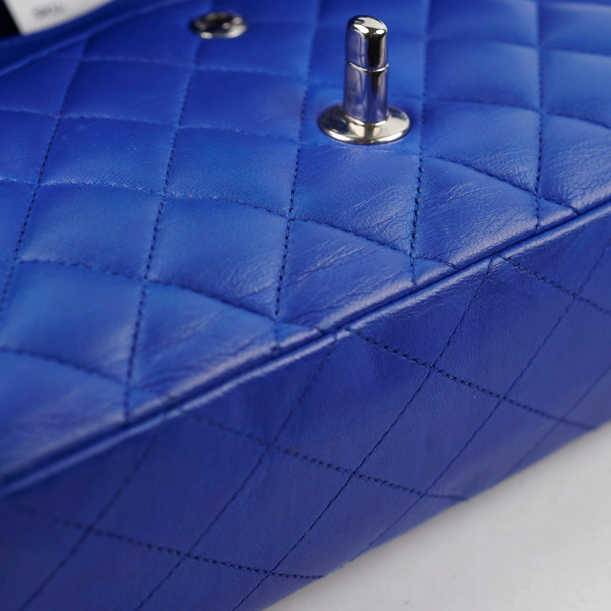 Chanel Classic Flap Medium/Large M/L Lambskin Dark Blue - Series 13