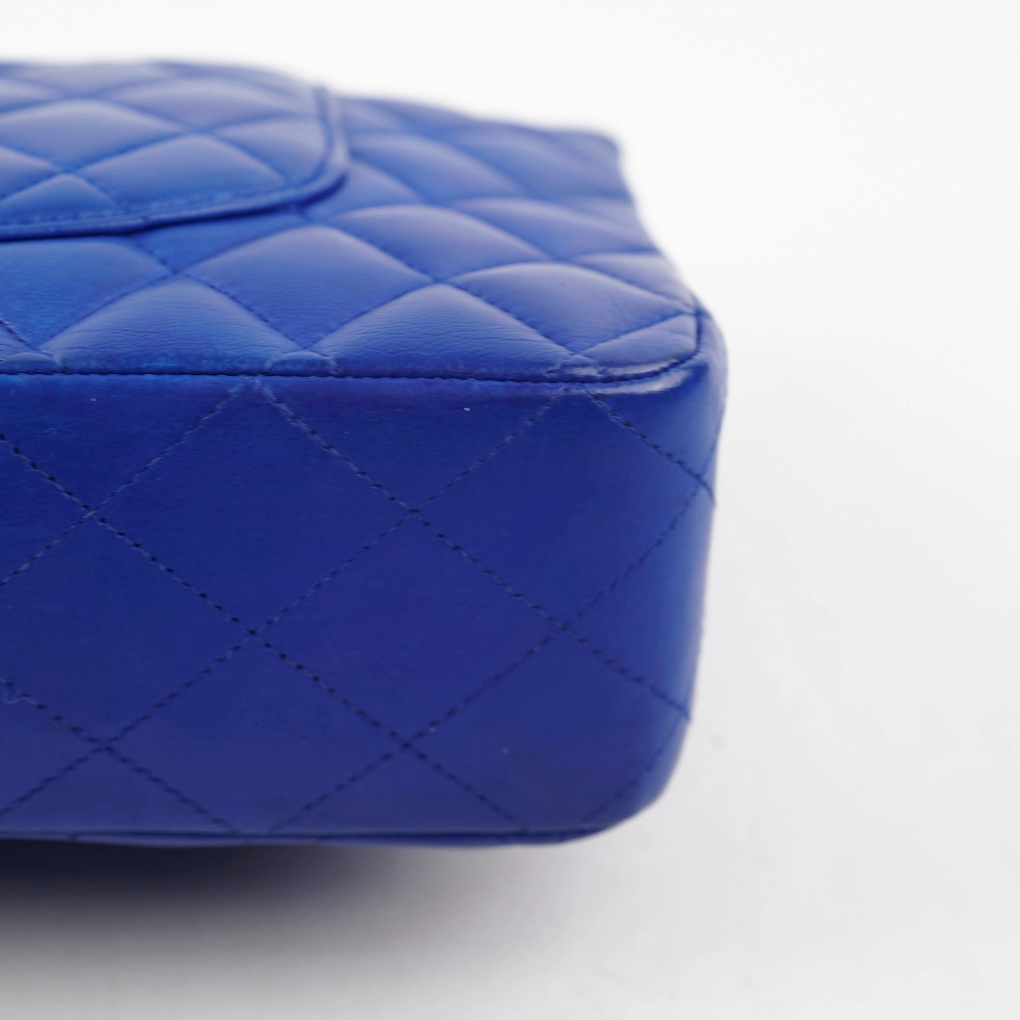 Chanel Classic Flap Medium/Large M/L Lambskin Dark Blue - Series 13