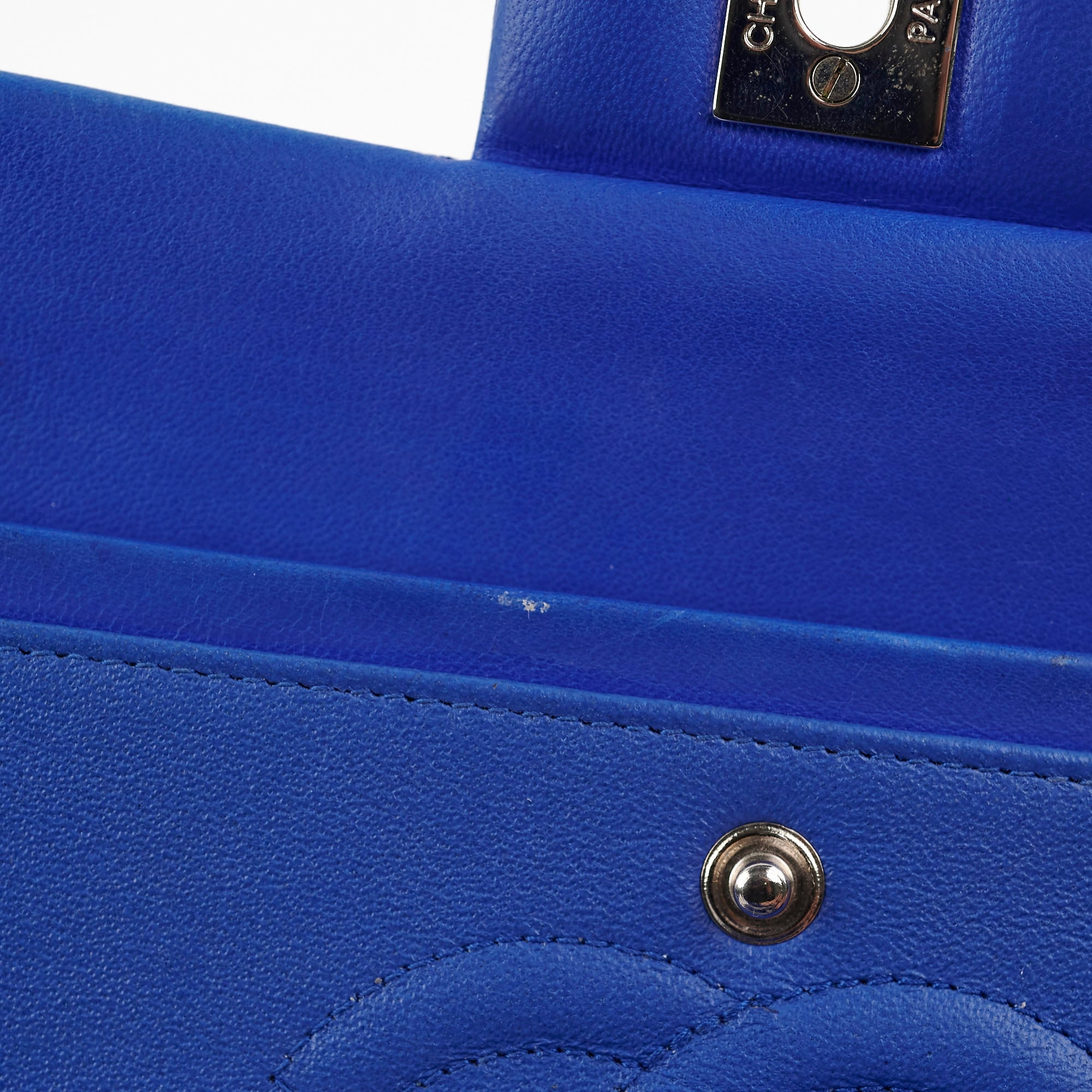 Chanel Classic Flap Medium/Large M/L Lambskin Dark Blue - Series 13