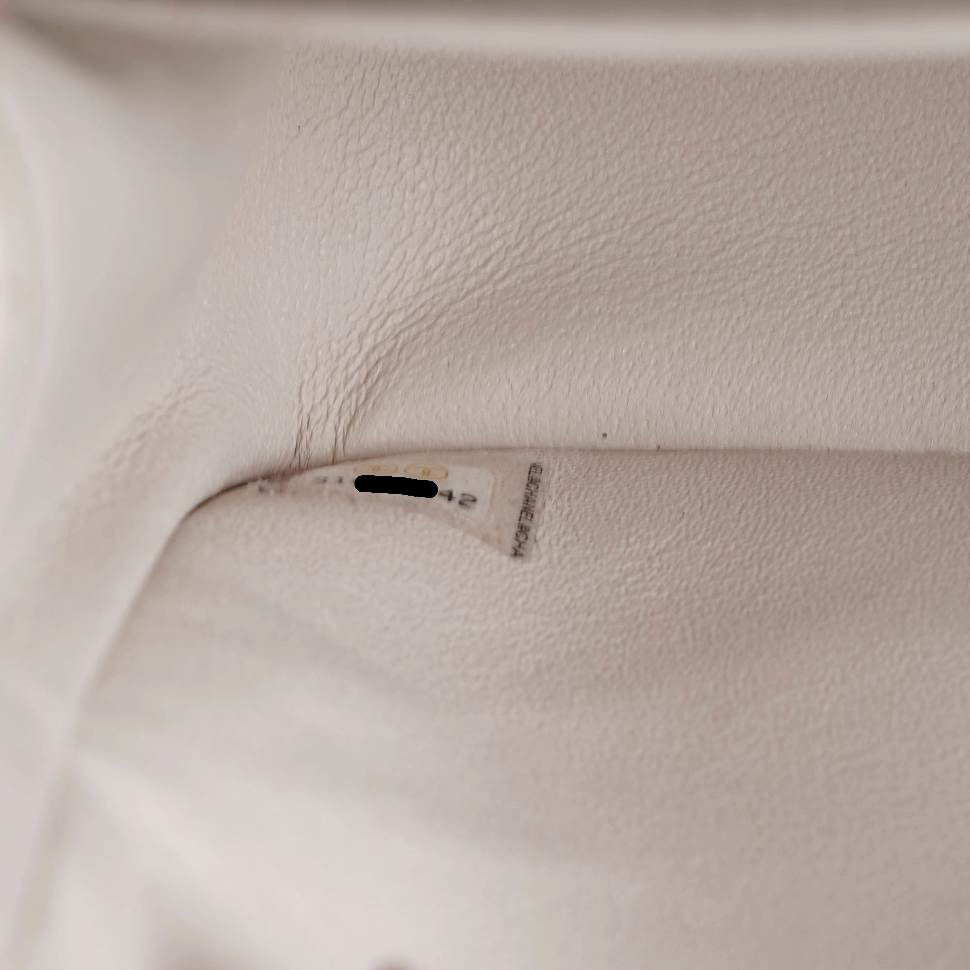 Chanel Classic Flap Small Lambskin Chevron Cream - Series 31