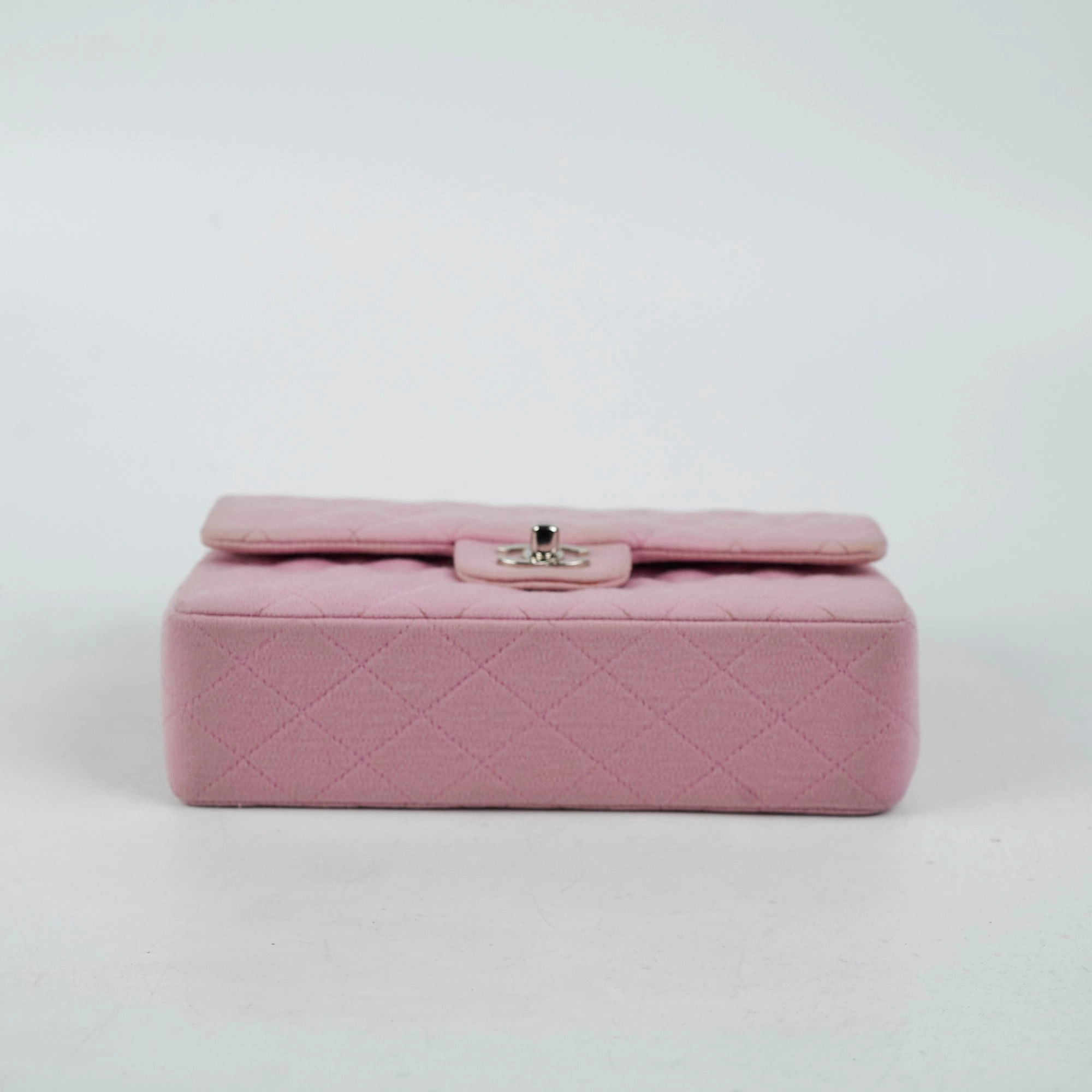 Chanel Classic Flap Small Pink Fabric - Series 6