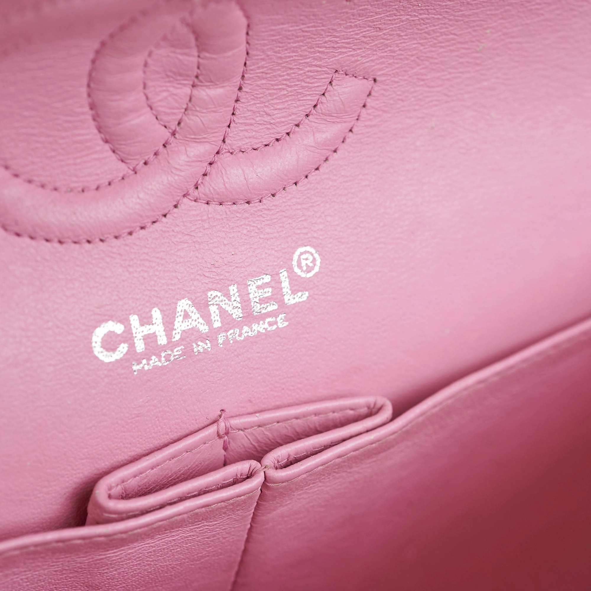 Chanel Classic Flap Small Pink Fabric - Series 6