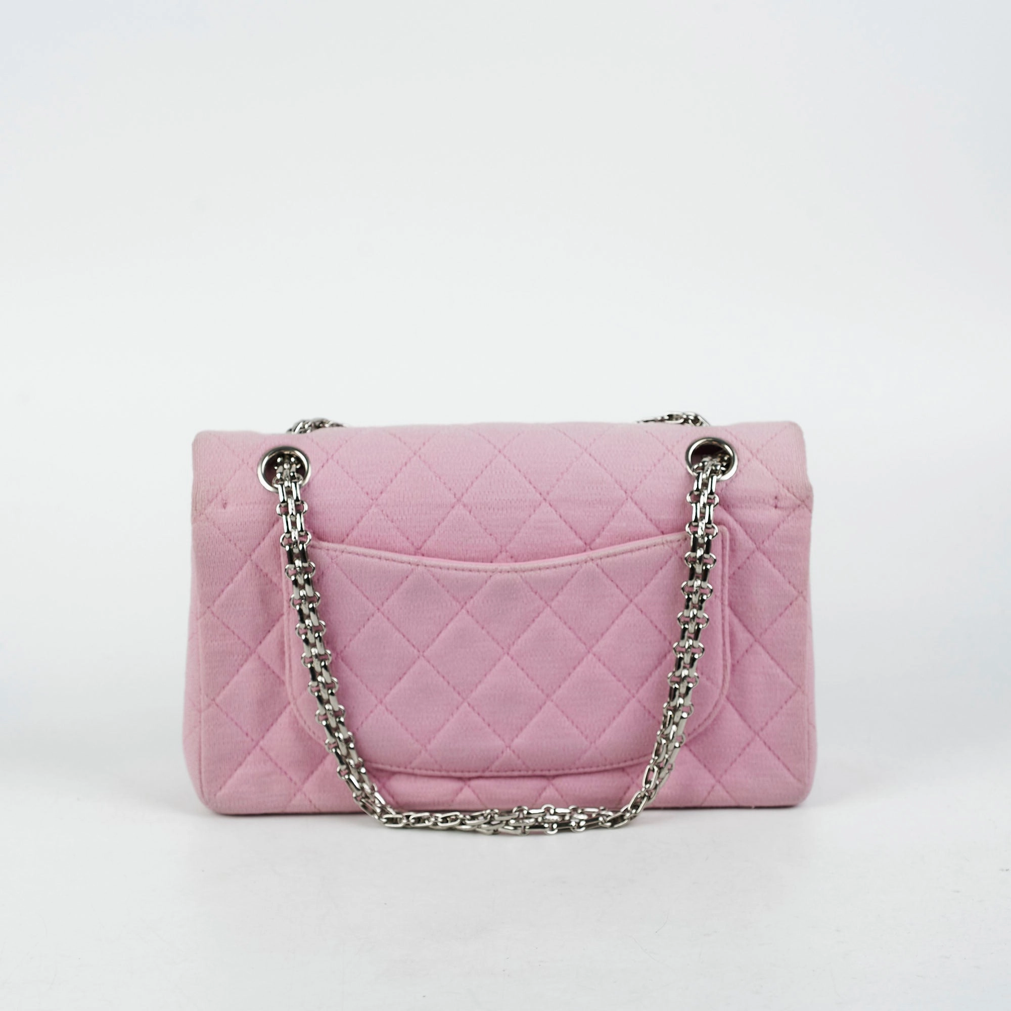 Chanel Classic Flap Small Pink Fabric - Series 6
