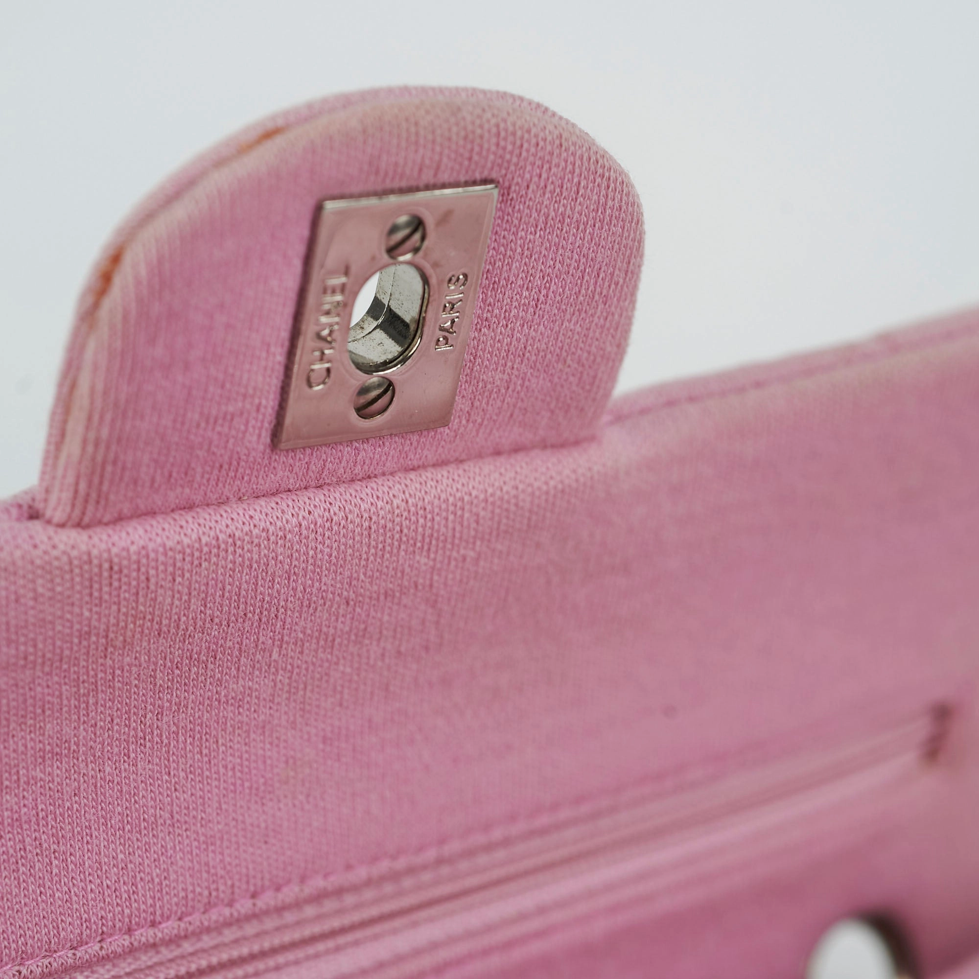 Chanel Classic Flap Small Pink Fabric - Series 6