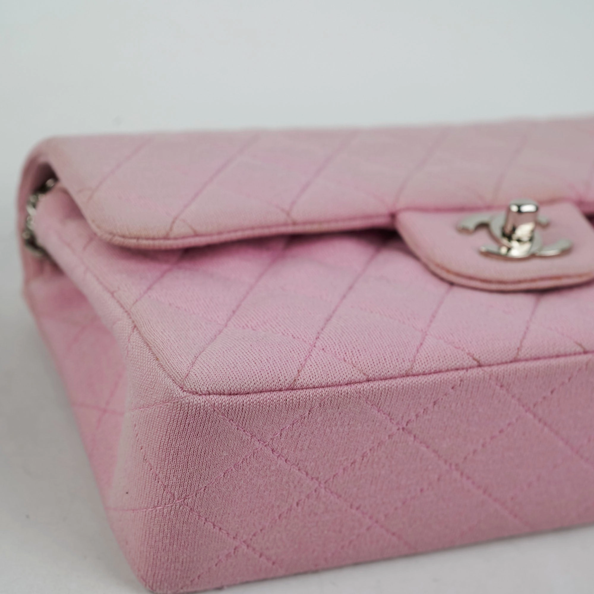 Chanel Classic Flap Small Pink Fabric - Series 6