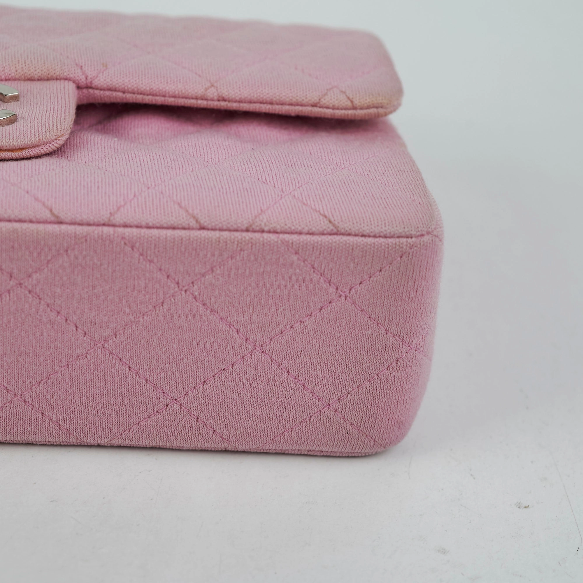 Chanel Classic Flap Small Pink Fabric - Series 6