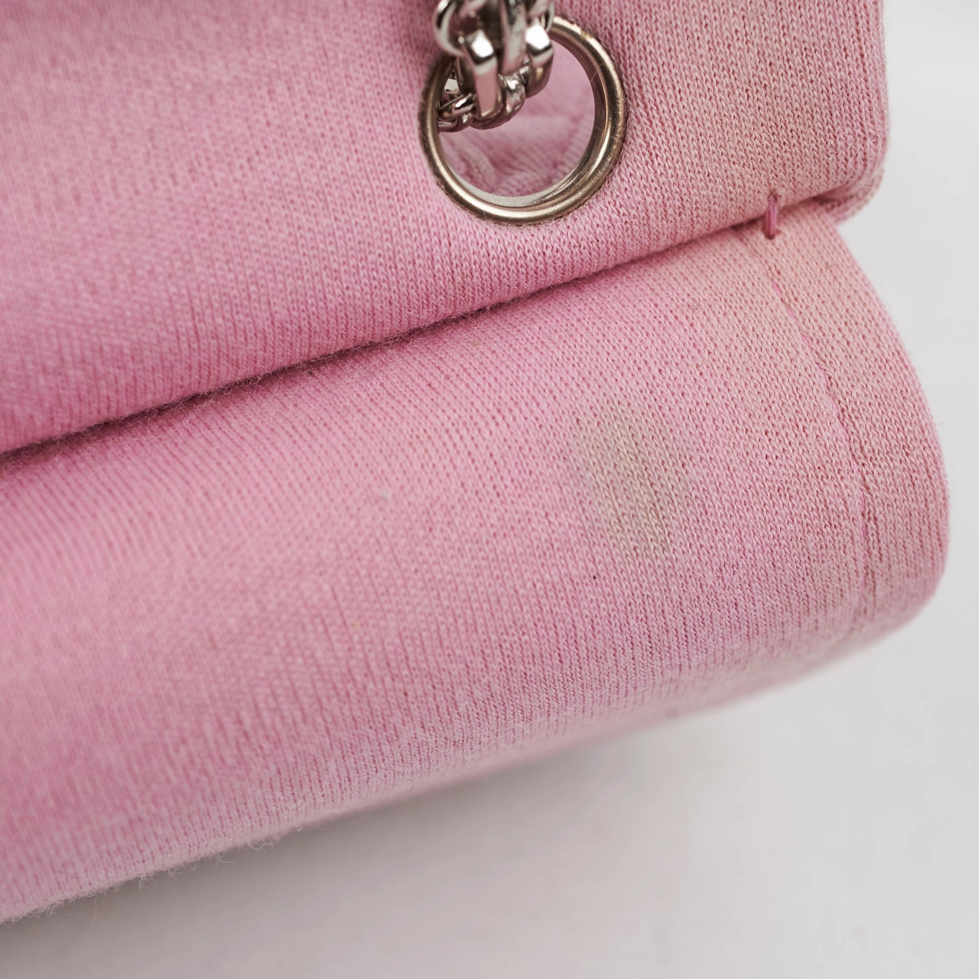 Chanel Classic Flap Small Pink Fabric - Series 6