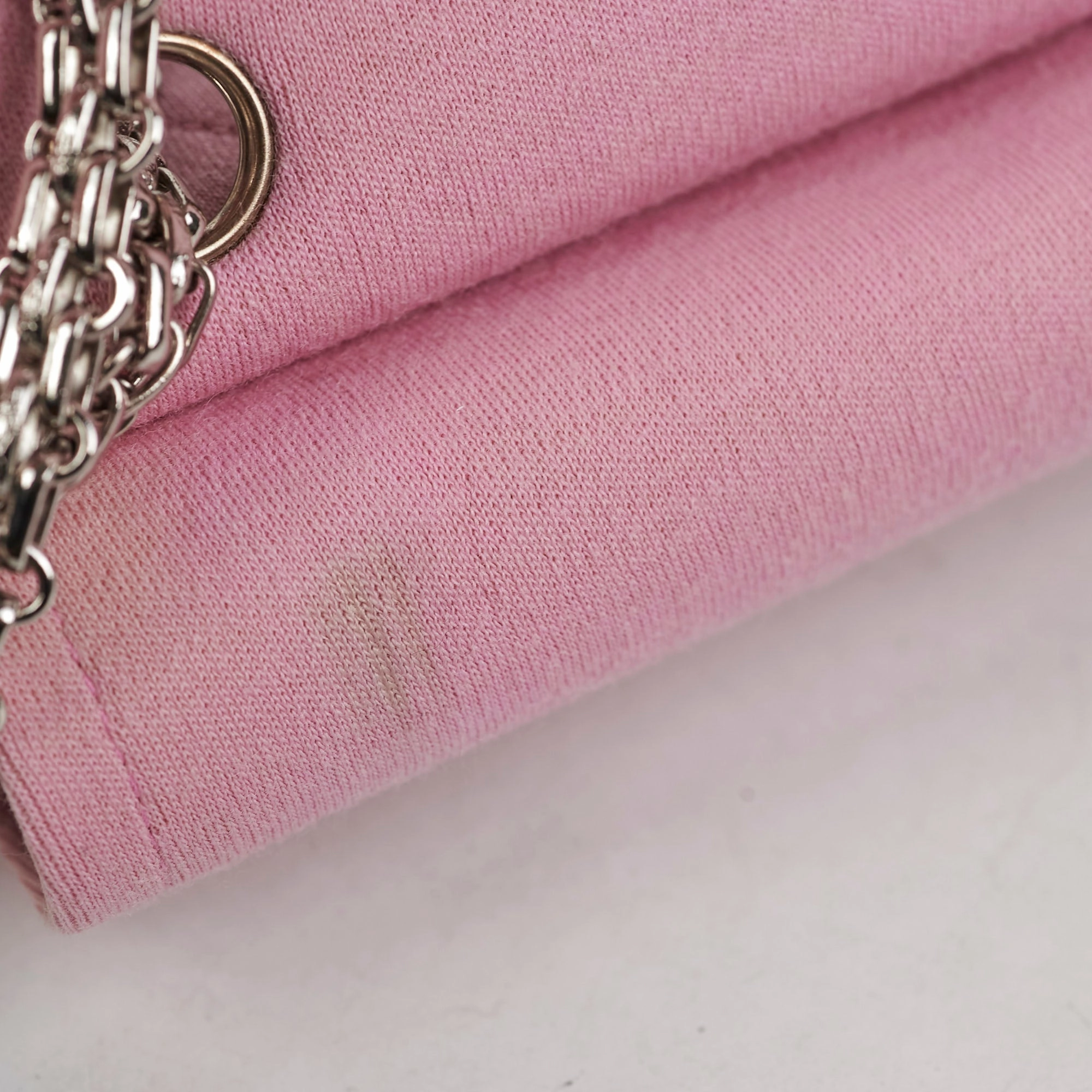 Chanel Classic Flap Small Pink Fabric - Series 6