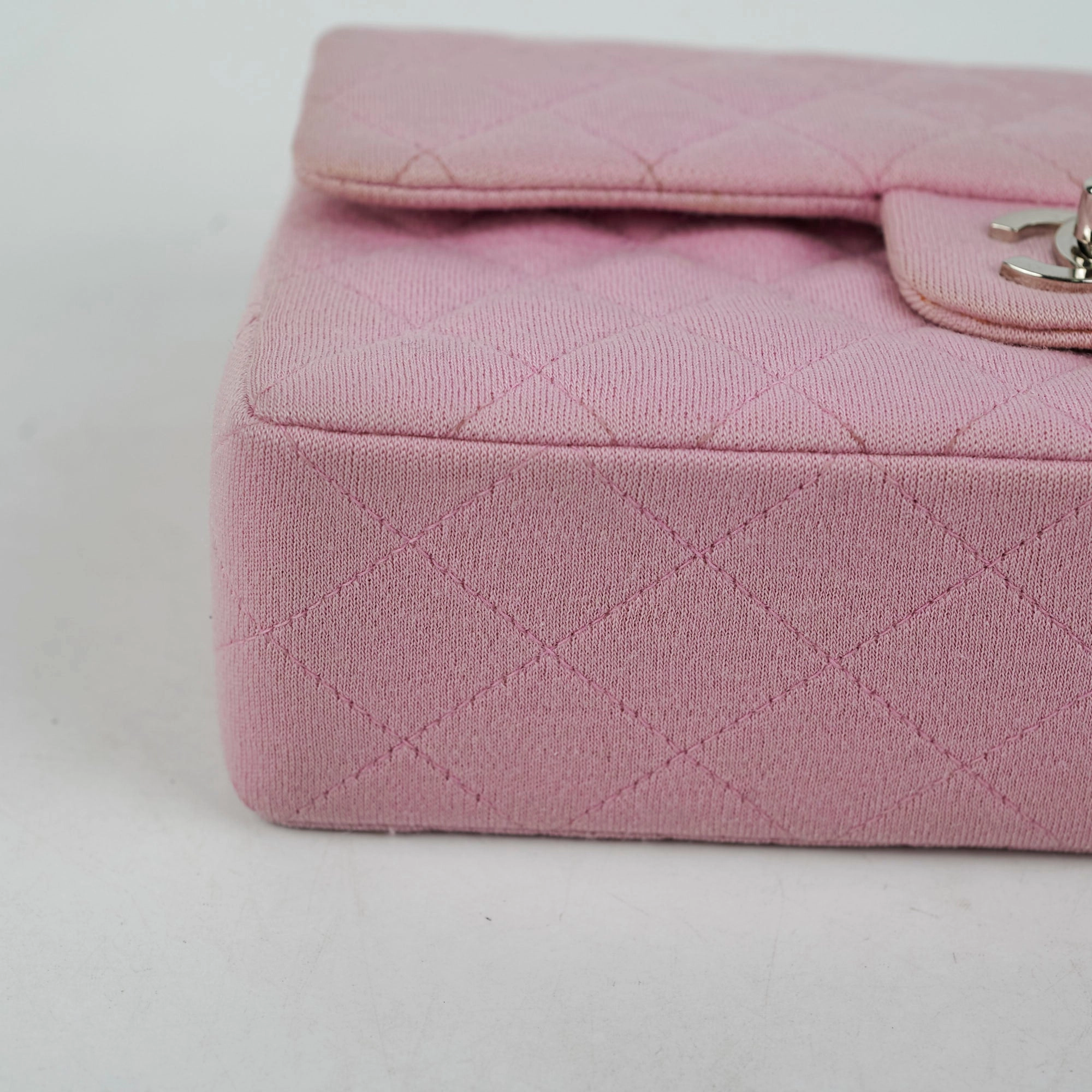 Chanel Classic Flap Small Pink Fabric - Series 6