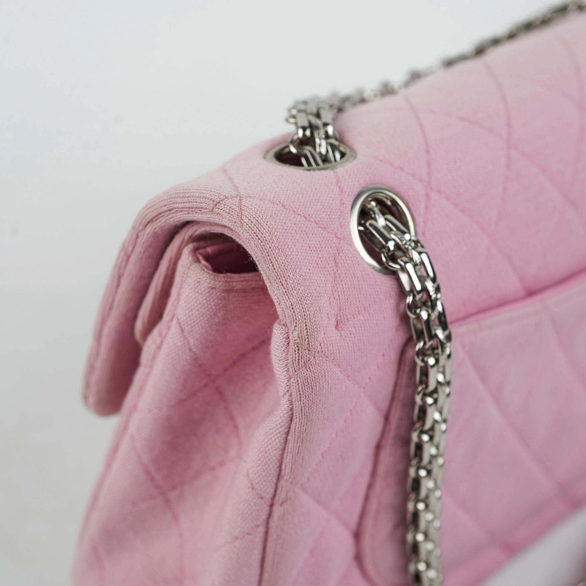 Chanel Classic Flap Small Pink Fabric - Series 6