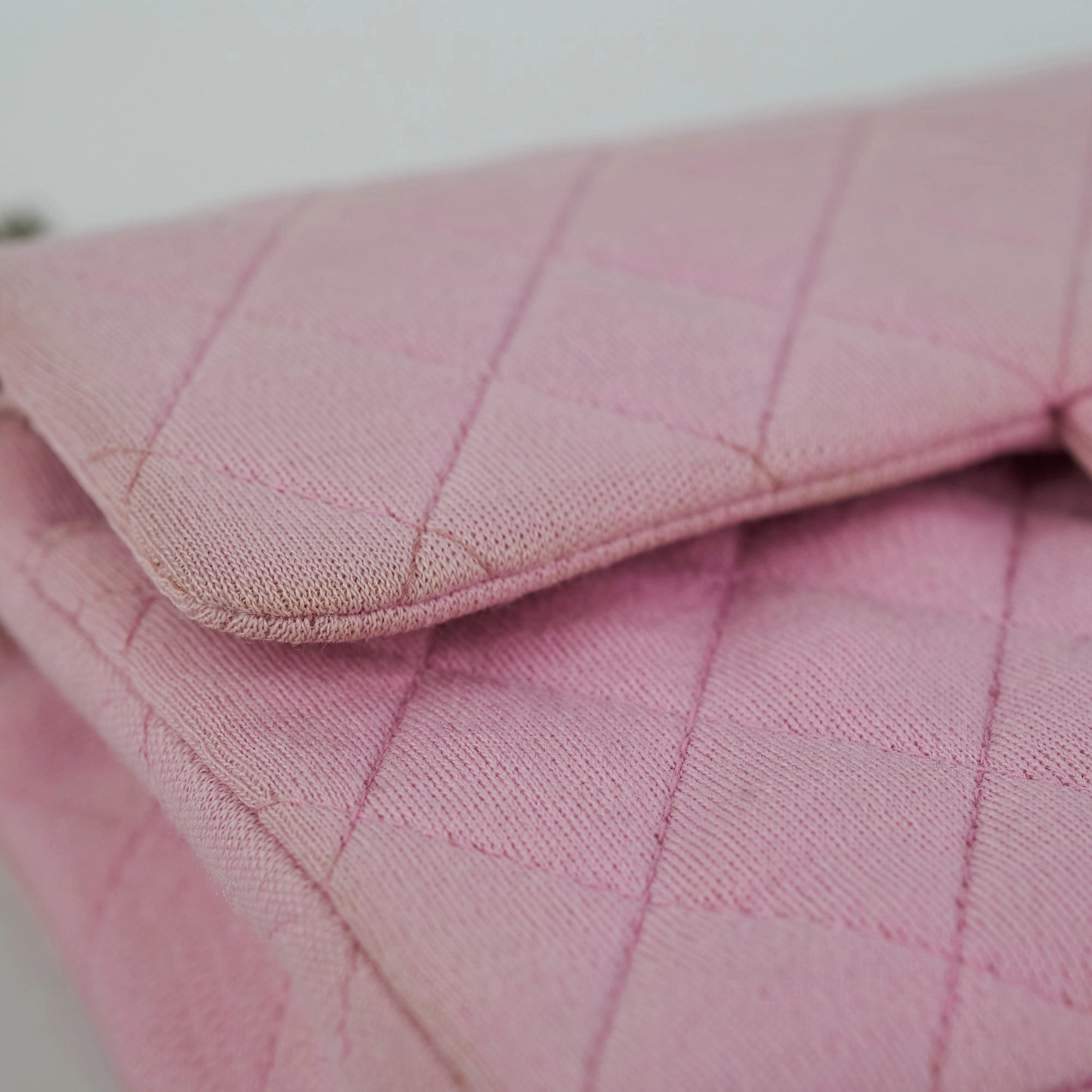 Chanel Classic Flap Small Pink Fabric - Series 6
